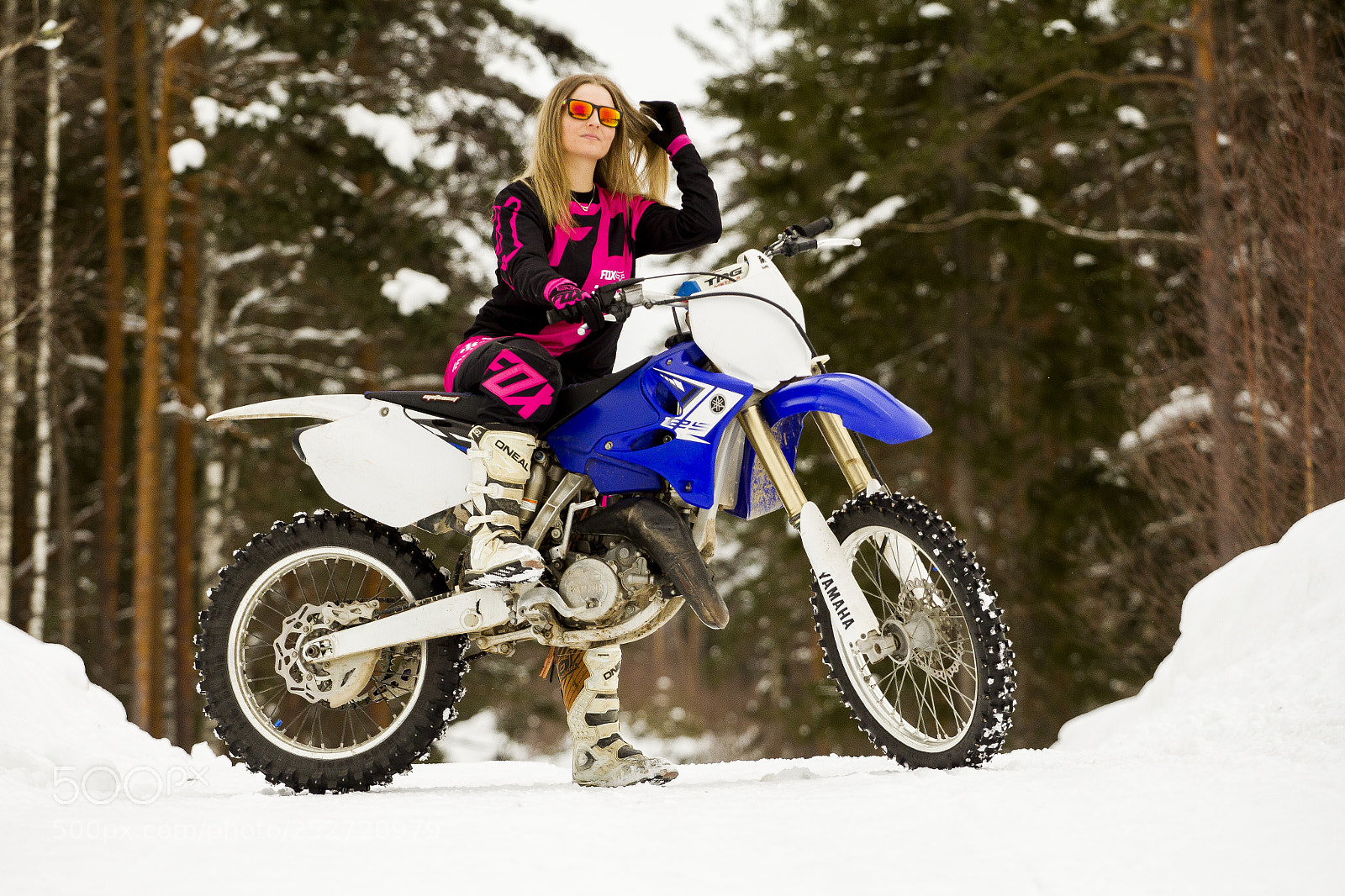 Canon EOS 60D sample photo. Motocross girl photography