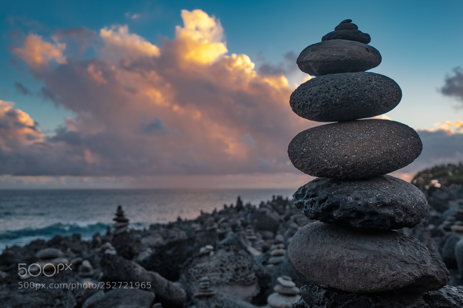 Fujifilm X-T2 sample photo. Pebble stack on a photography