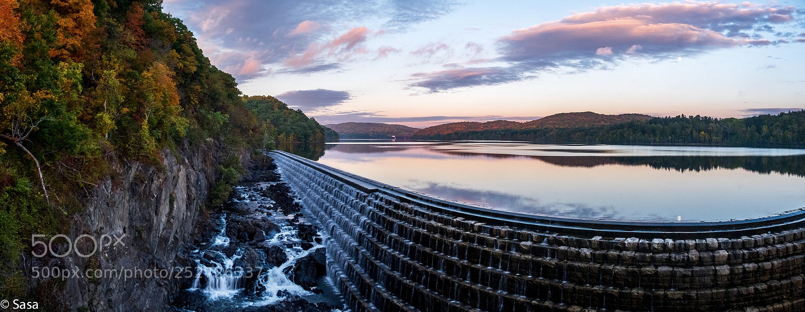 Fujifilm X-Pro2 sample photo. Evening dam photography