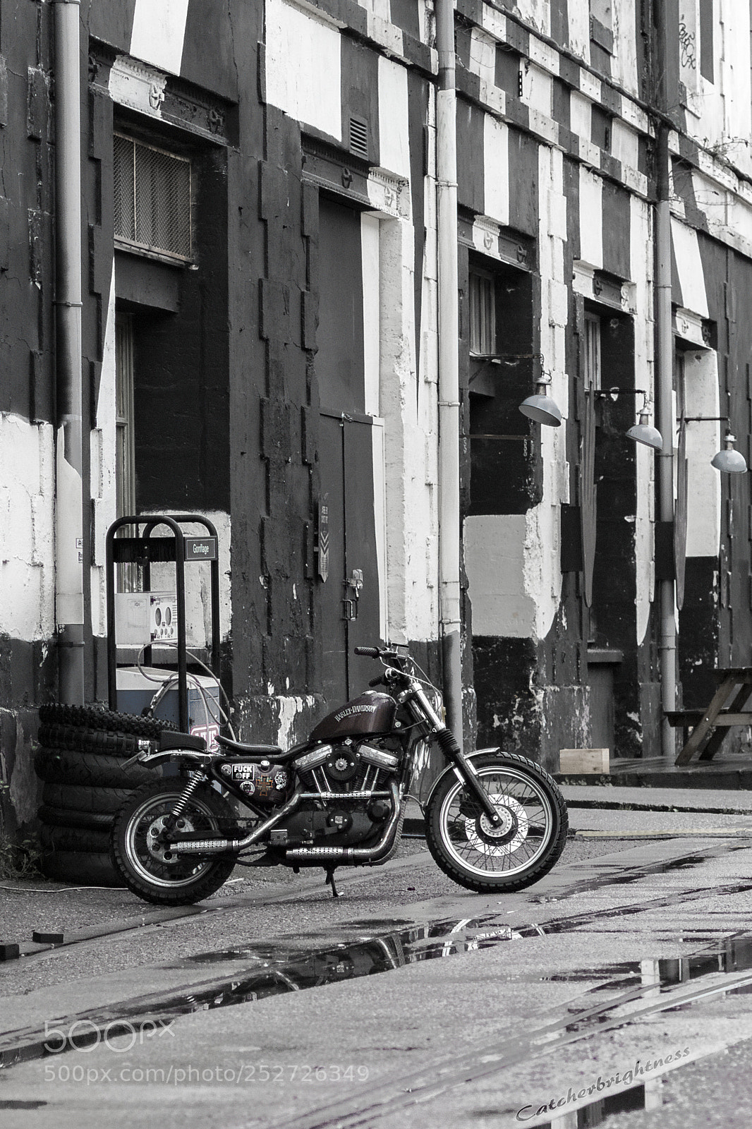Canon EOS 7D sample photo. Harley-davidson photography