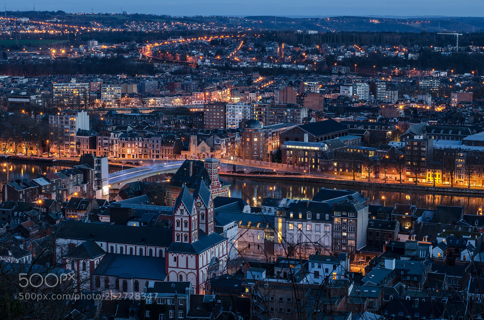 Nikon D5100 sample photo. Liège de nuit photography