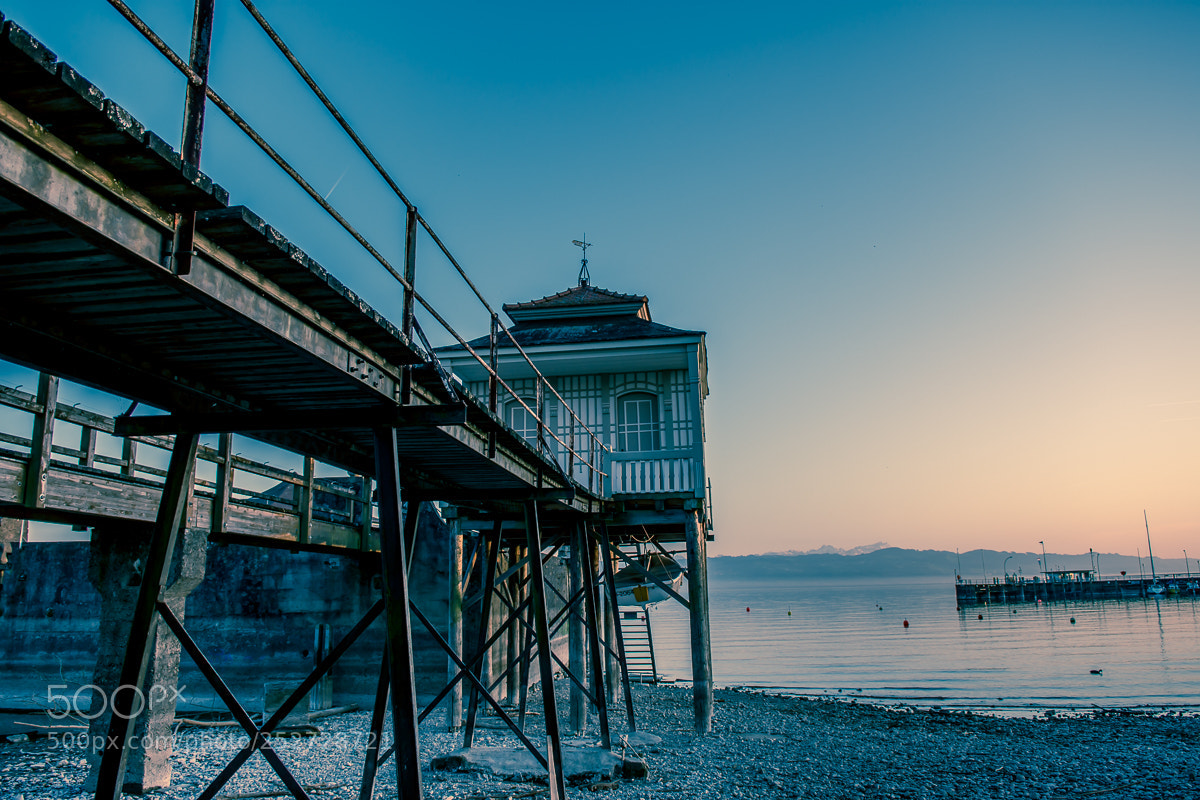 Nikon D7200 sample photo. Sunset in wasserburg photography
