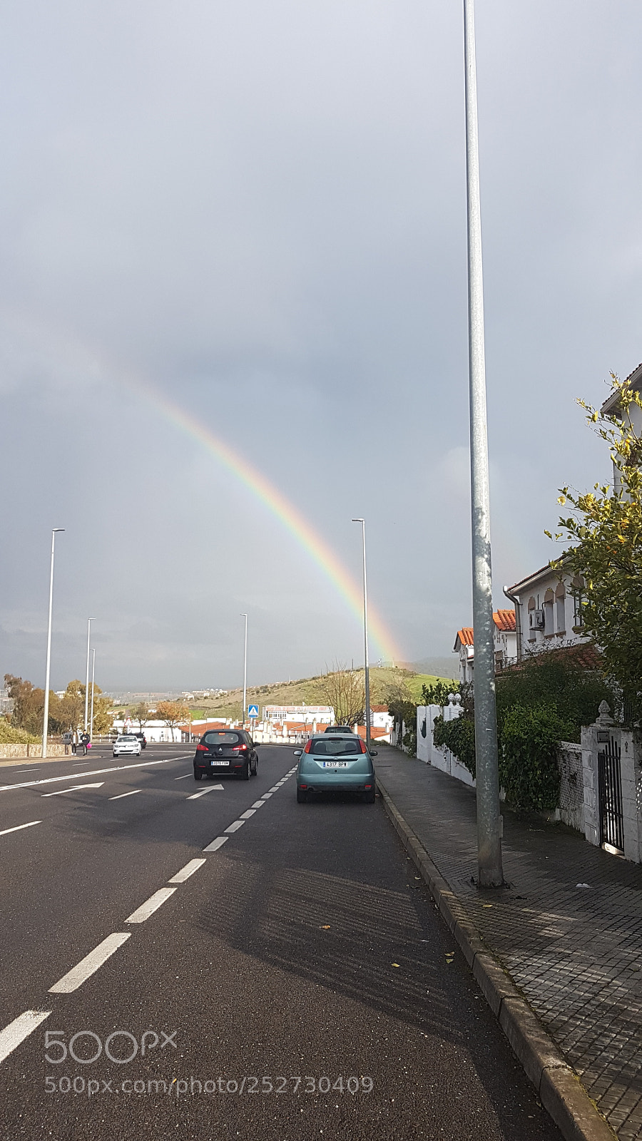 Samsung Galaxy S7 sample photo. Rainbow over caceres photography