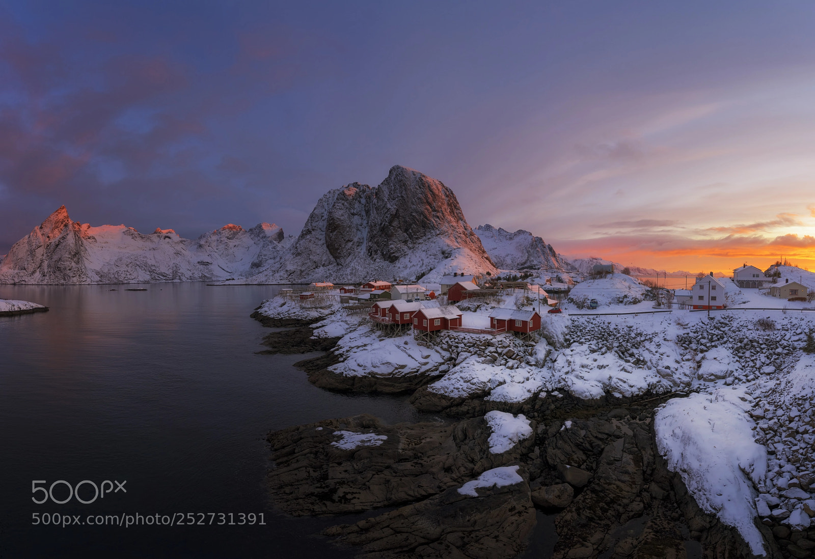 Nikon D850 sample photo. Lofoten in sunrise photography