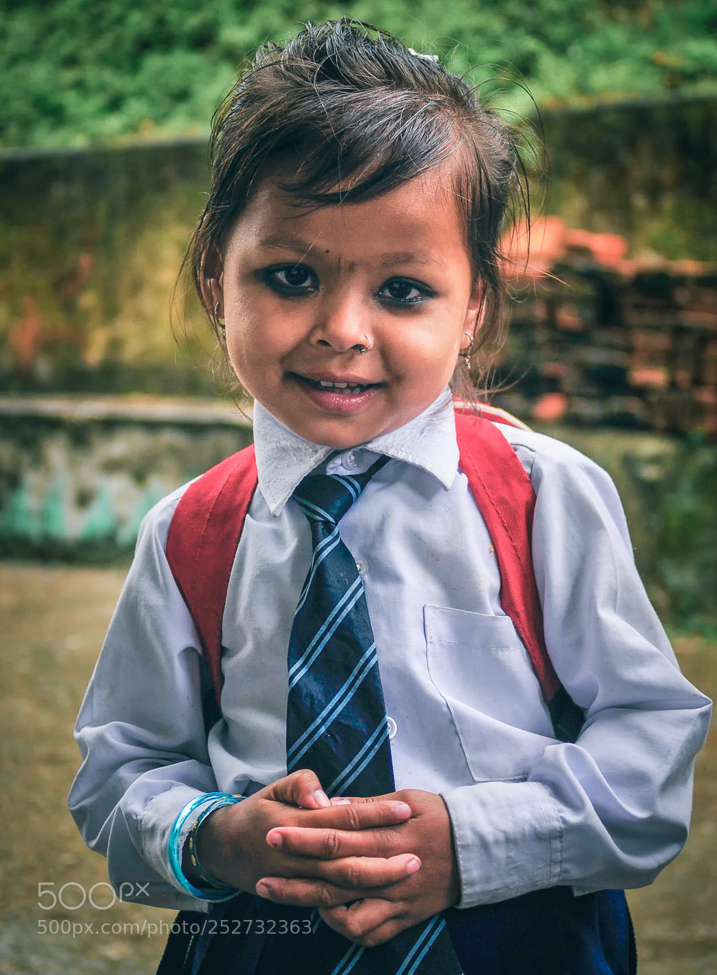 Nikon D300 sample photo. Little girl in chobhar photography