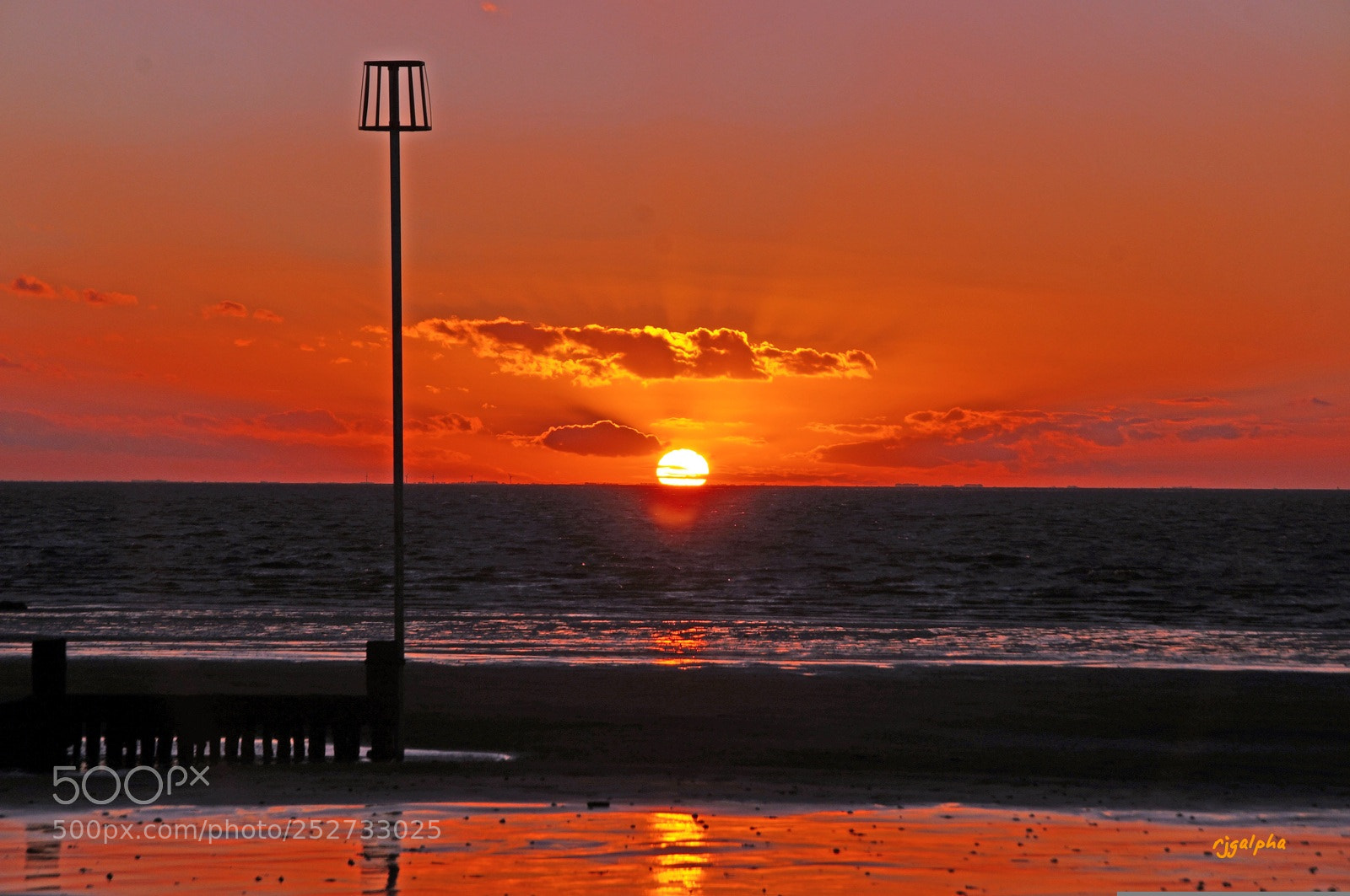 Sony SLT-A57 sample photo. Sunset east coast hunstanton photography