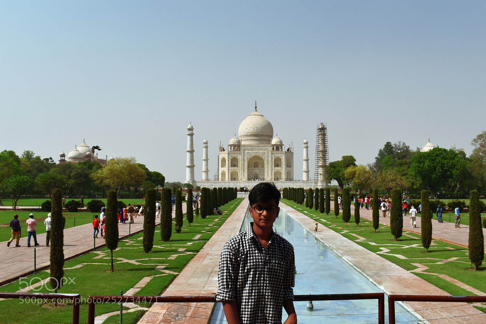 Nikon D5500 sample photo. Taj mahal photography