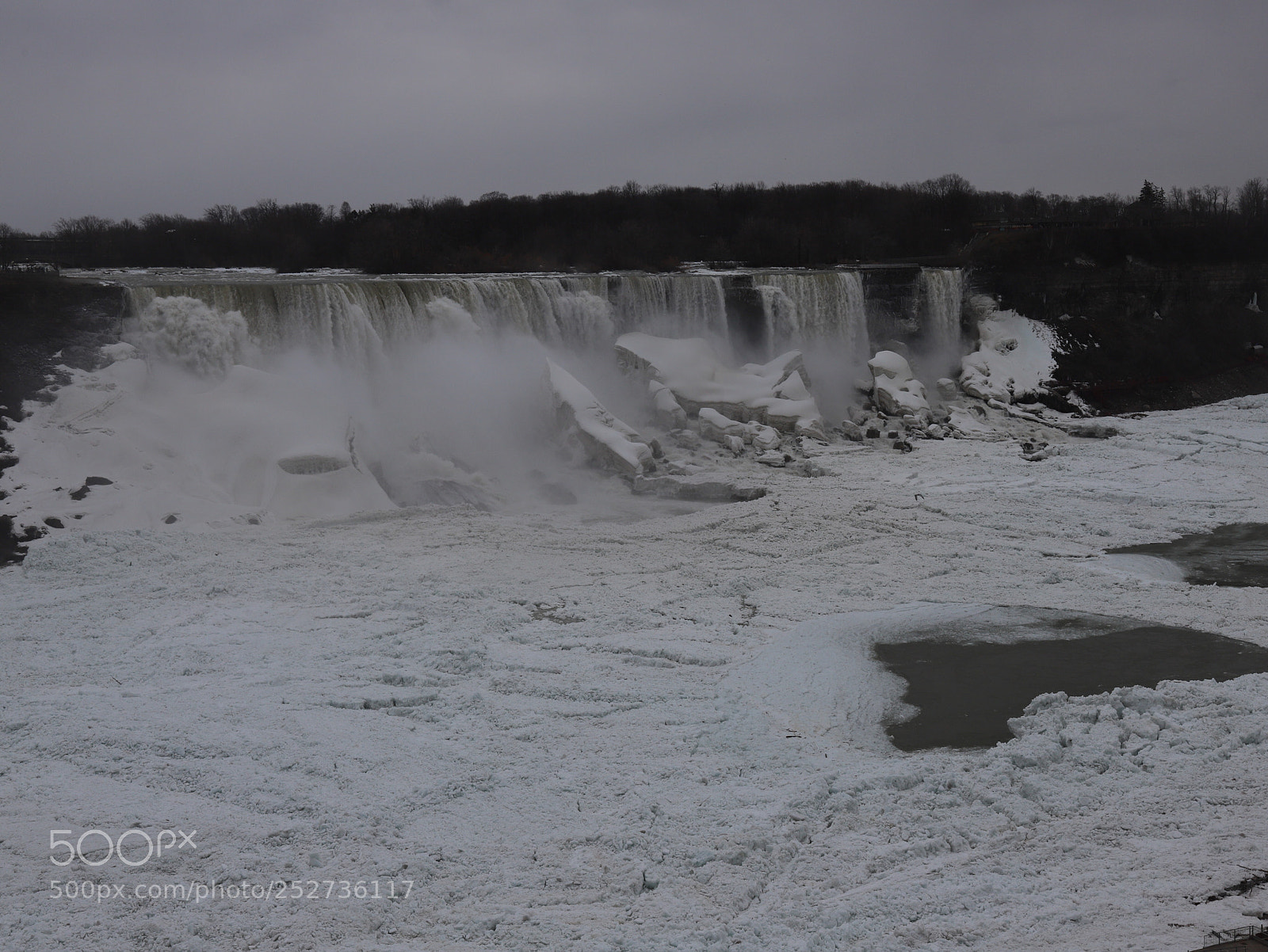 Canon EOS 6D Mark II sample photo. Frozen niagara falls photography