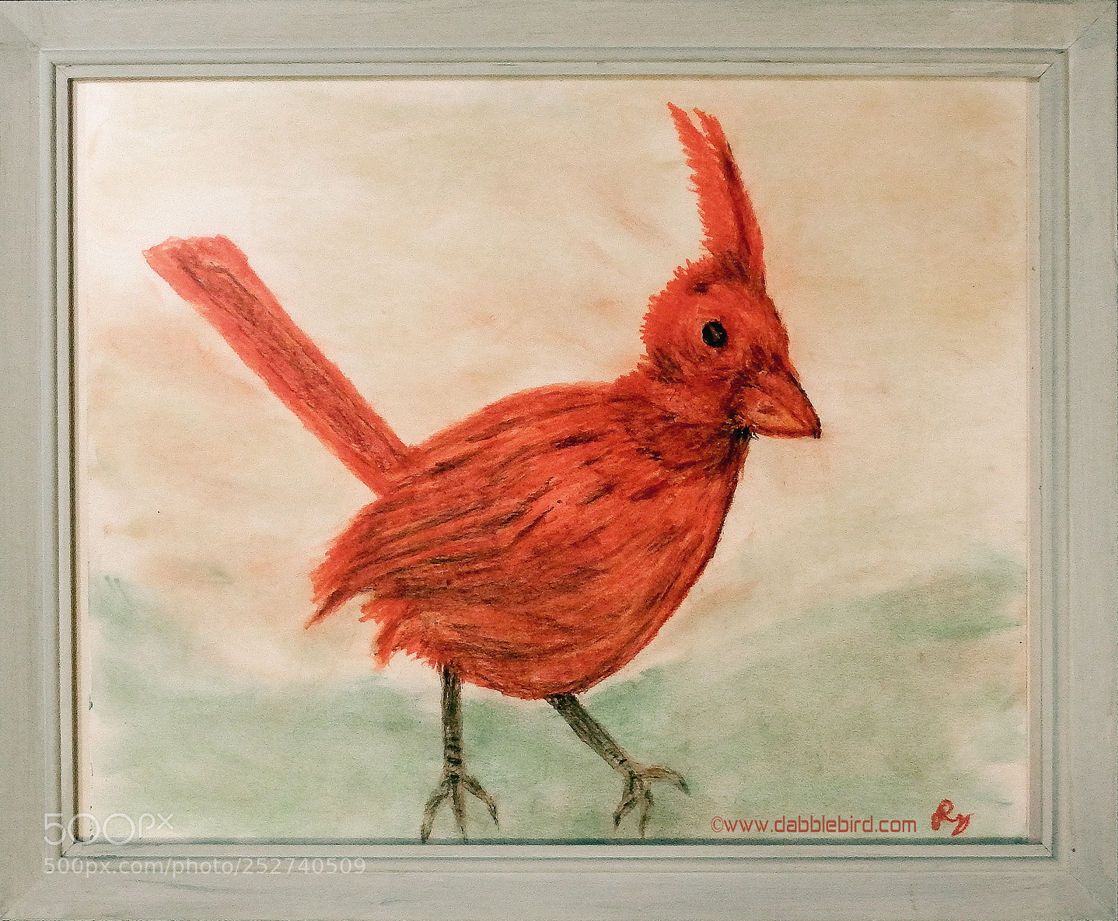 Fujifilm FinePix S1 sample photo. Juve the redbird framed photography