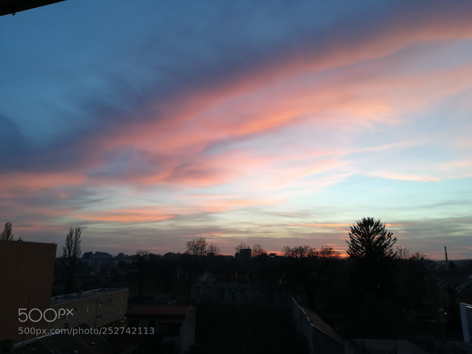 HUAWEI PRA-LX1 sample photo. Colourful sunset photography