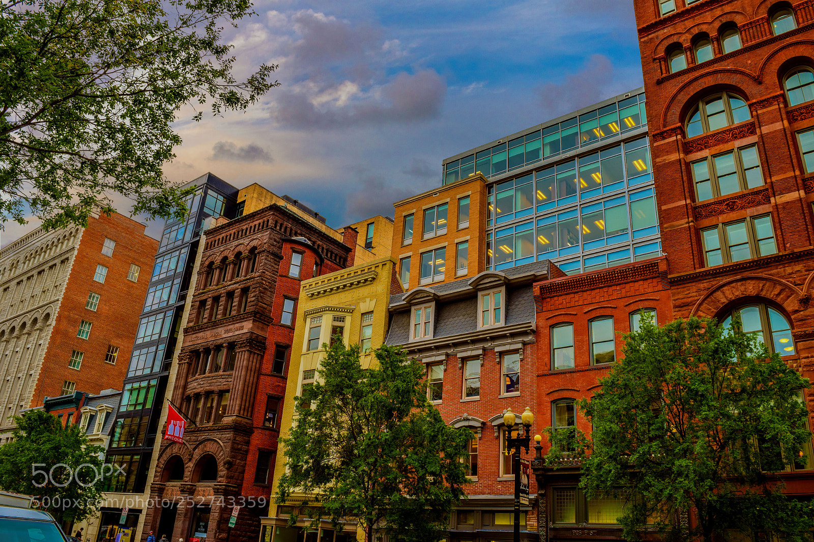 Nikon D5300 sample photo. Colored buildings photography