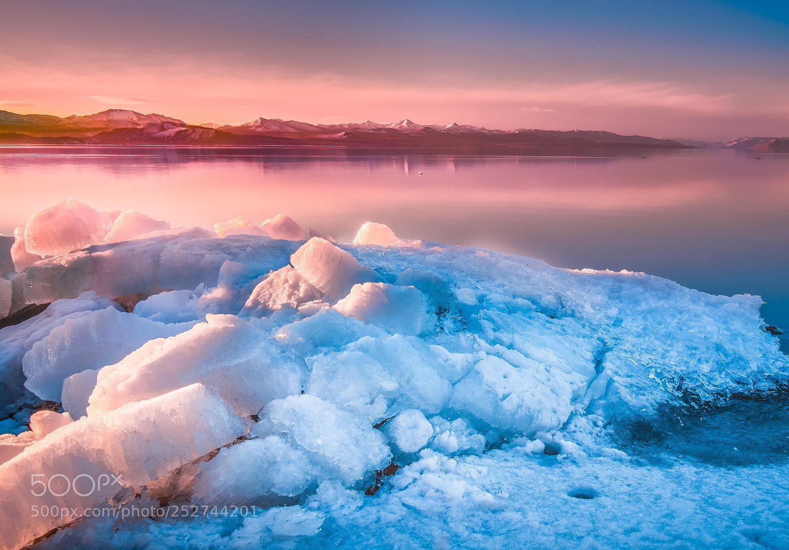 Nikon D810 sample photo. Winter lake photography