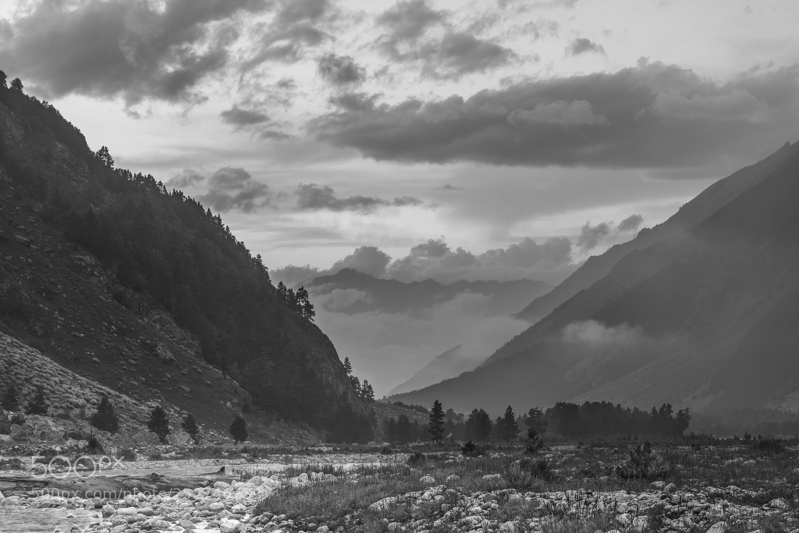 Nikon D3300 sample photo. Mountains b&w photography