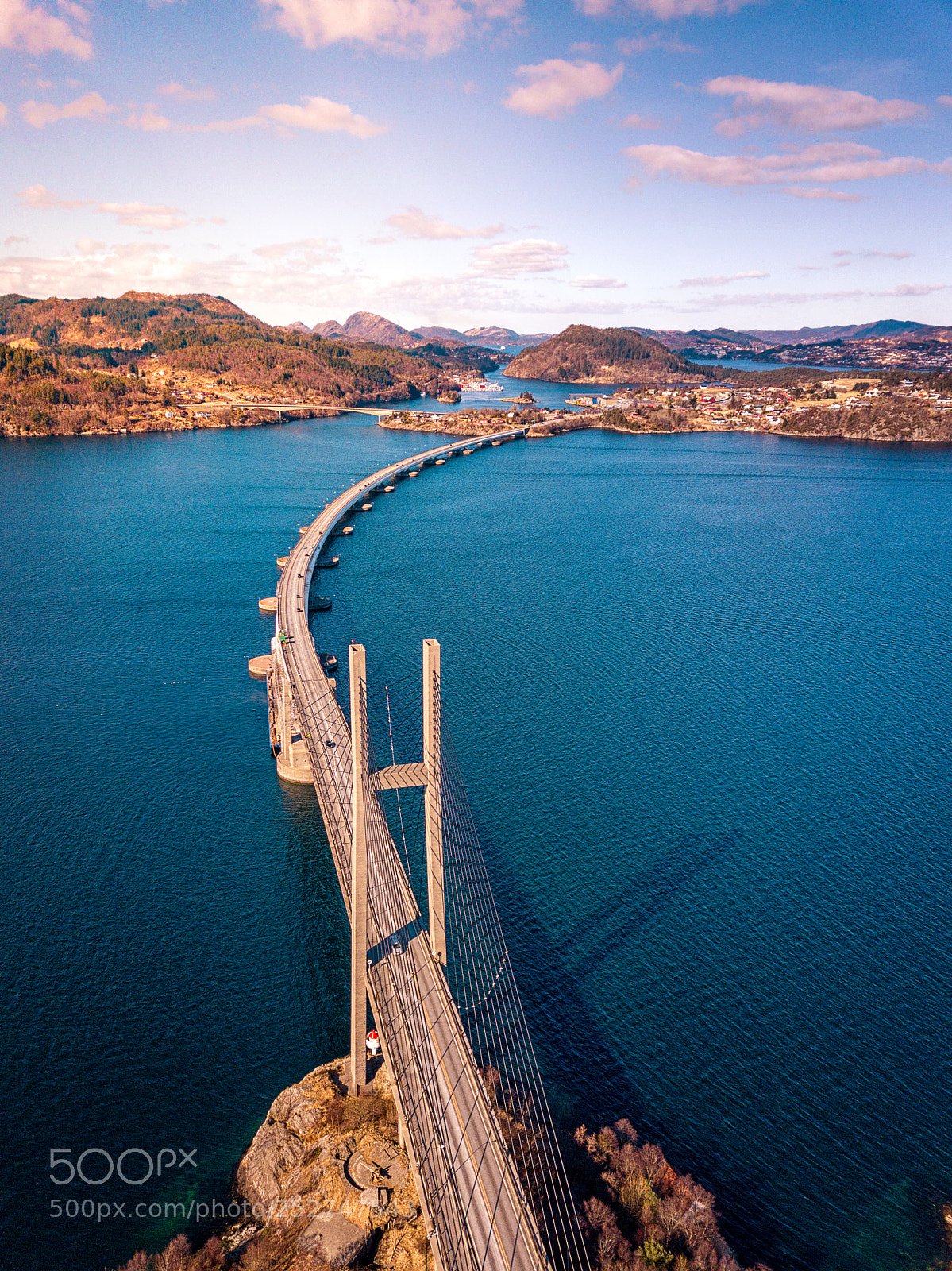 DJI FC220 sample photo. Nordhordland bridge, knarvik, norway photography