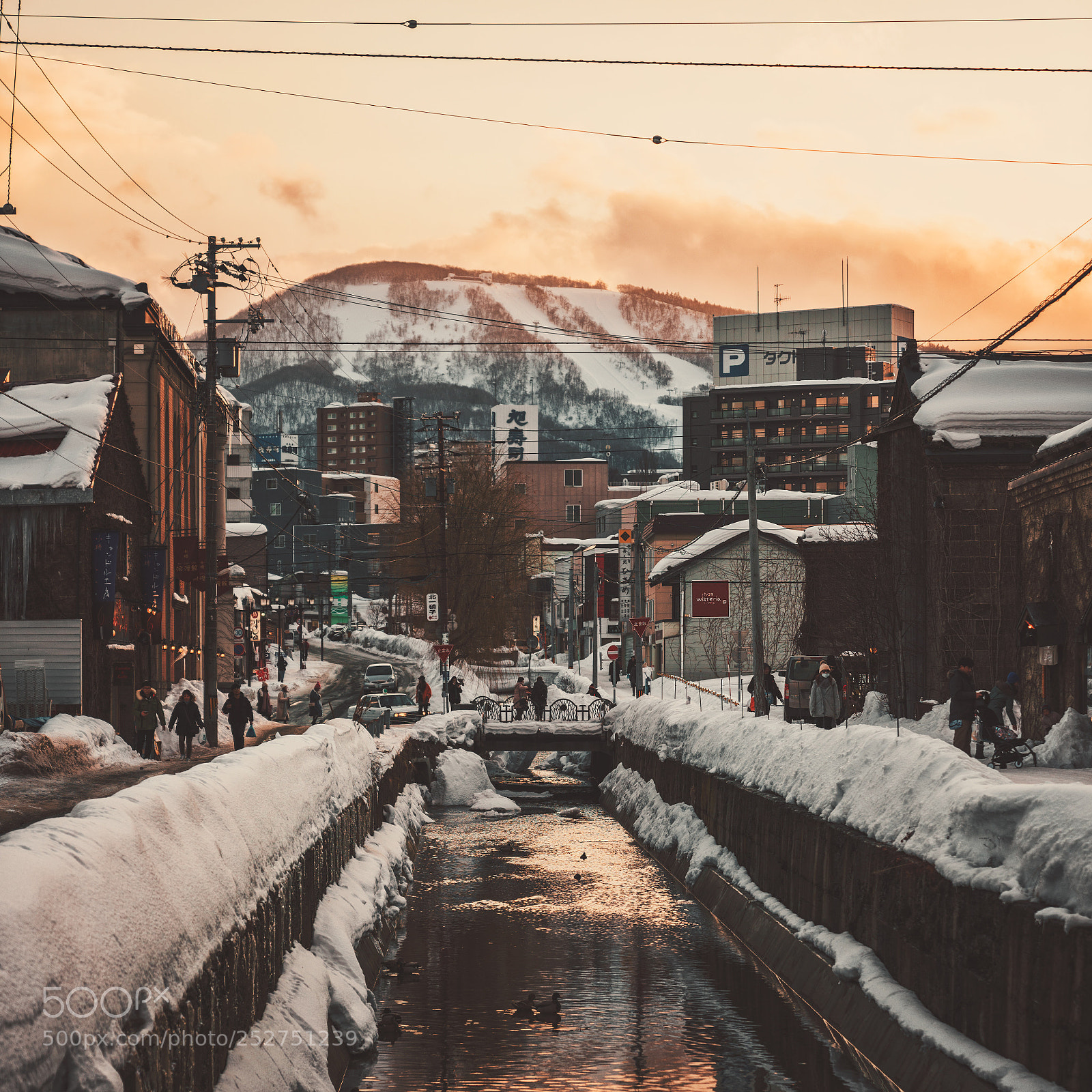 Sony a7R III sample photo. 小樽运河日落 photography