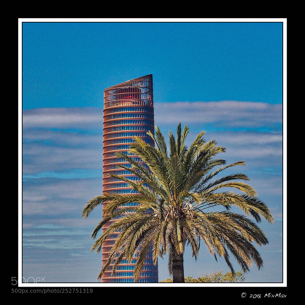 Olympus OM-D E-M10 sample photo. Torre sevilla photography