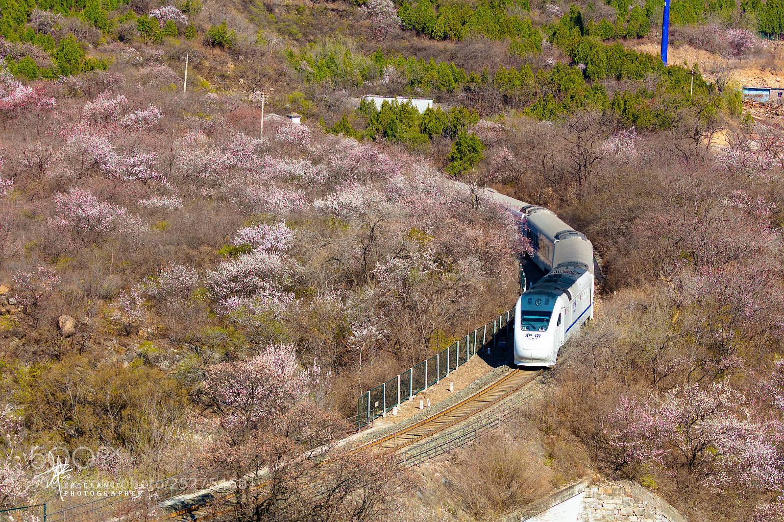 Canon EOS 5DS sample photo. 春天的火车 photography