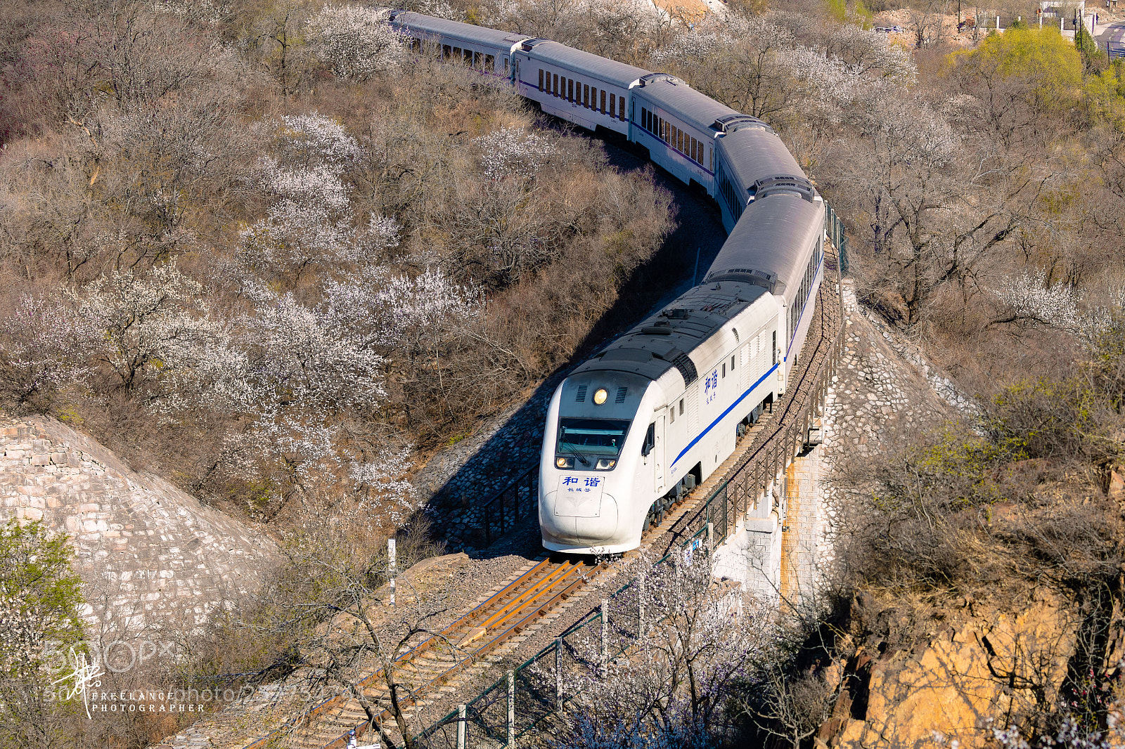 Canon EOS 5DS sample photo. 春天的火车 photography