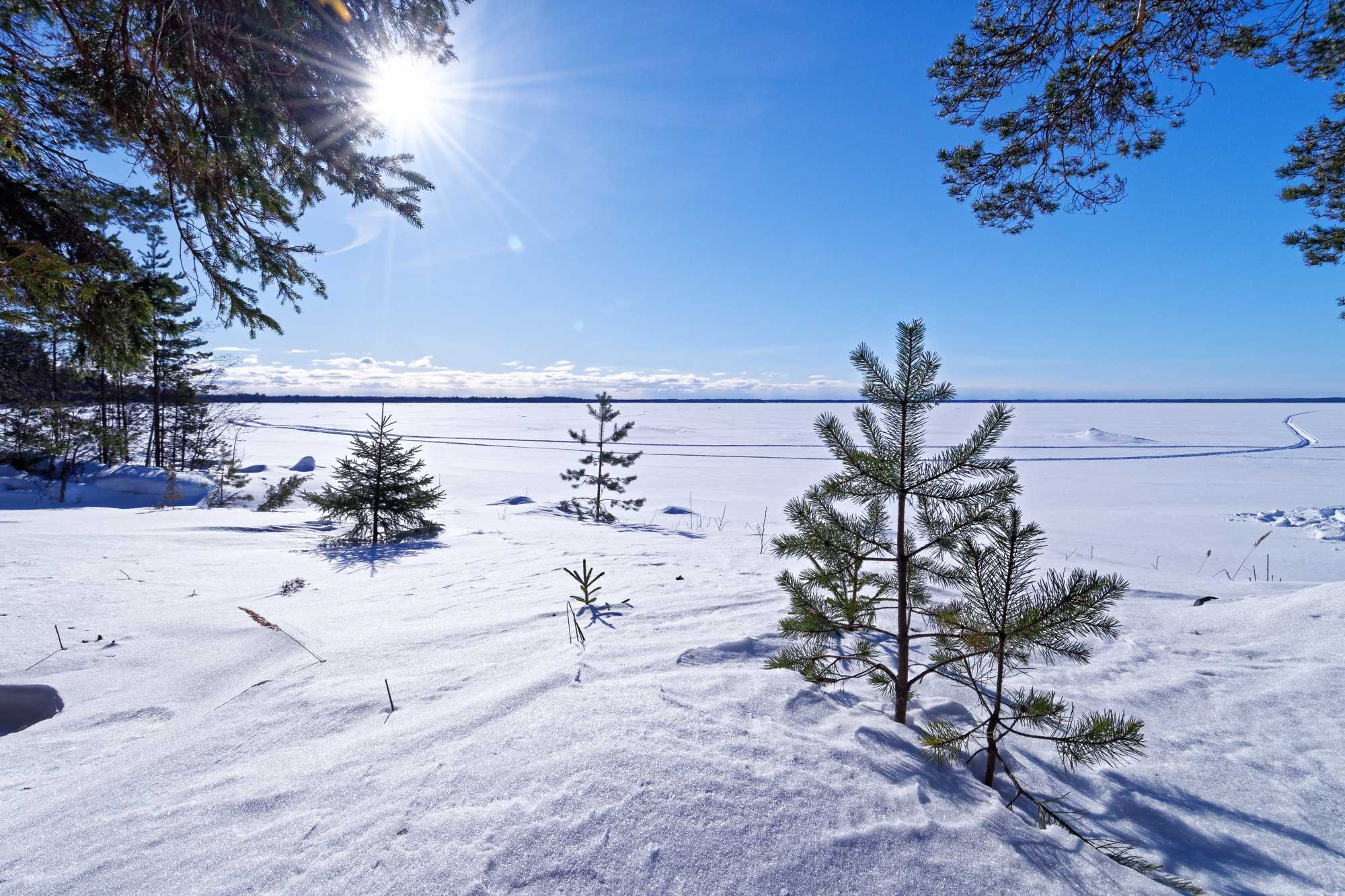 Nikon D500 sample photo. Frozen lake photography