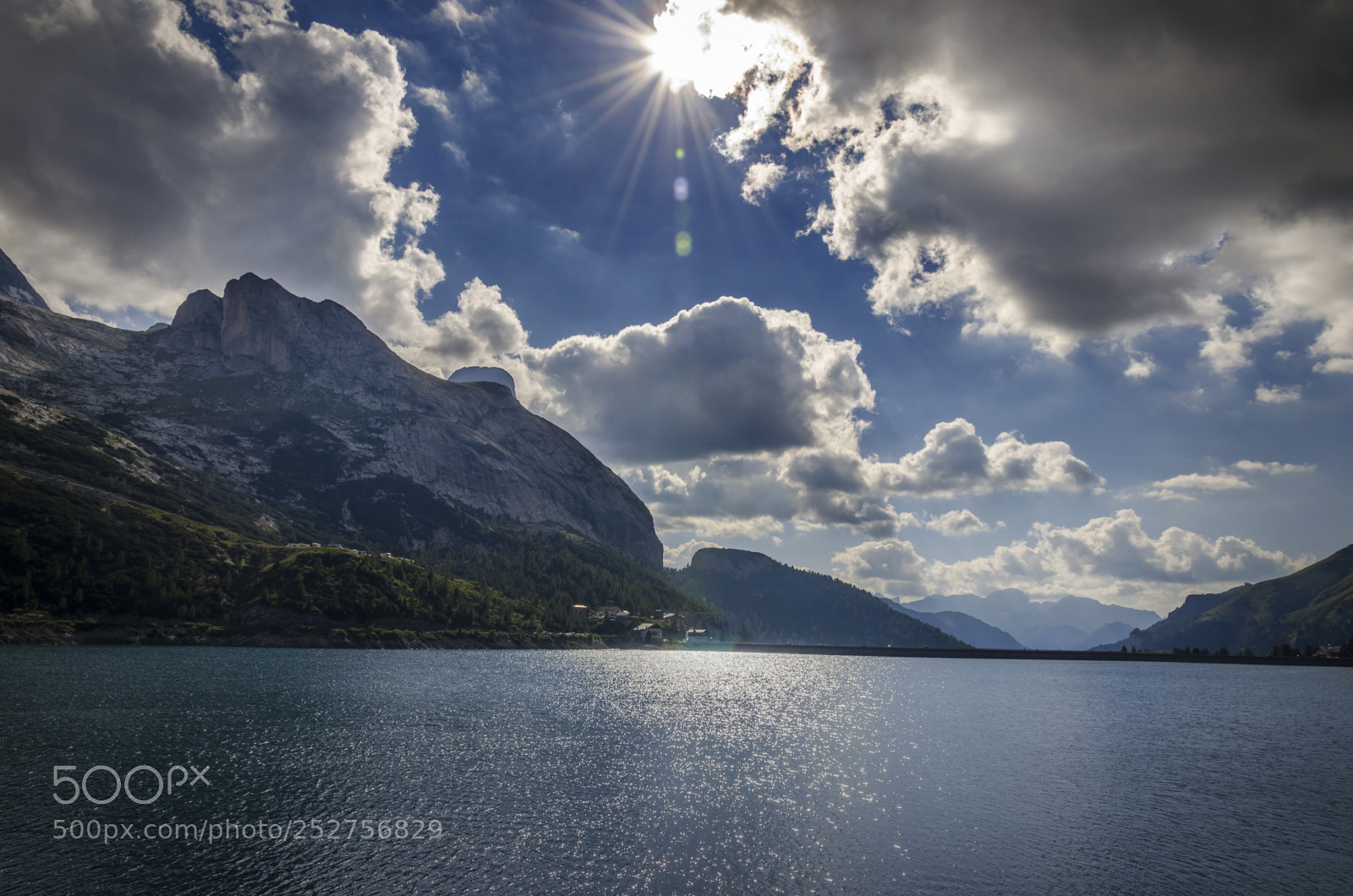Nikon D5100 sample photo. Fedaia lake photography