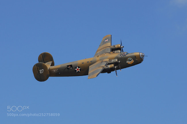Nikon D200 sample photo. B-24 liberator photography