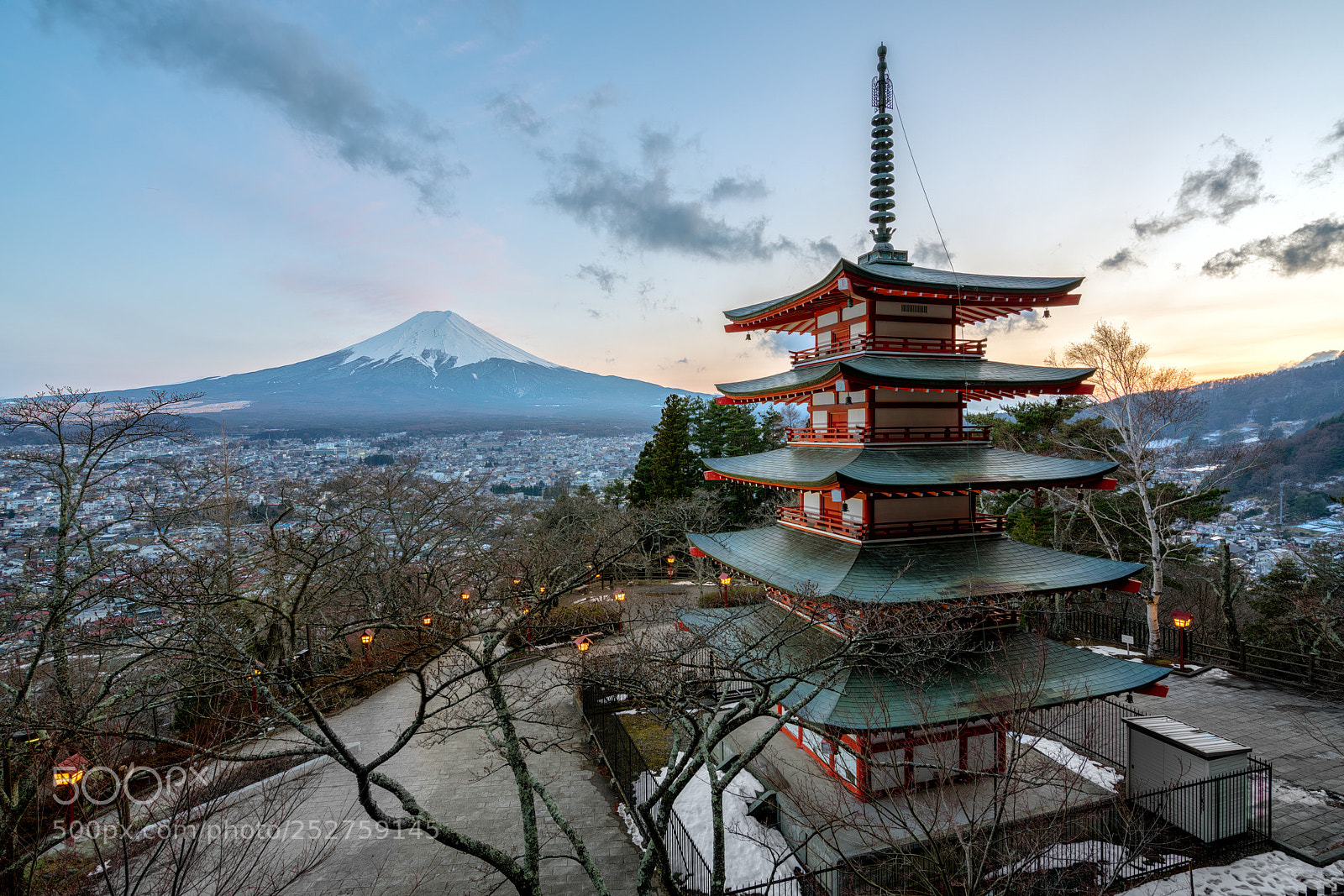 Sony a7R III sample photo. Chureito pagoda photography