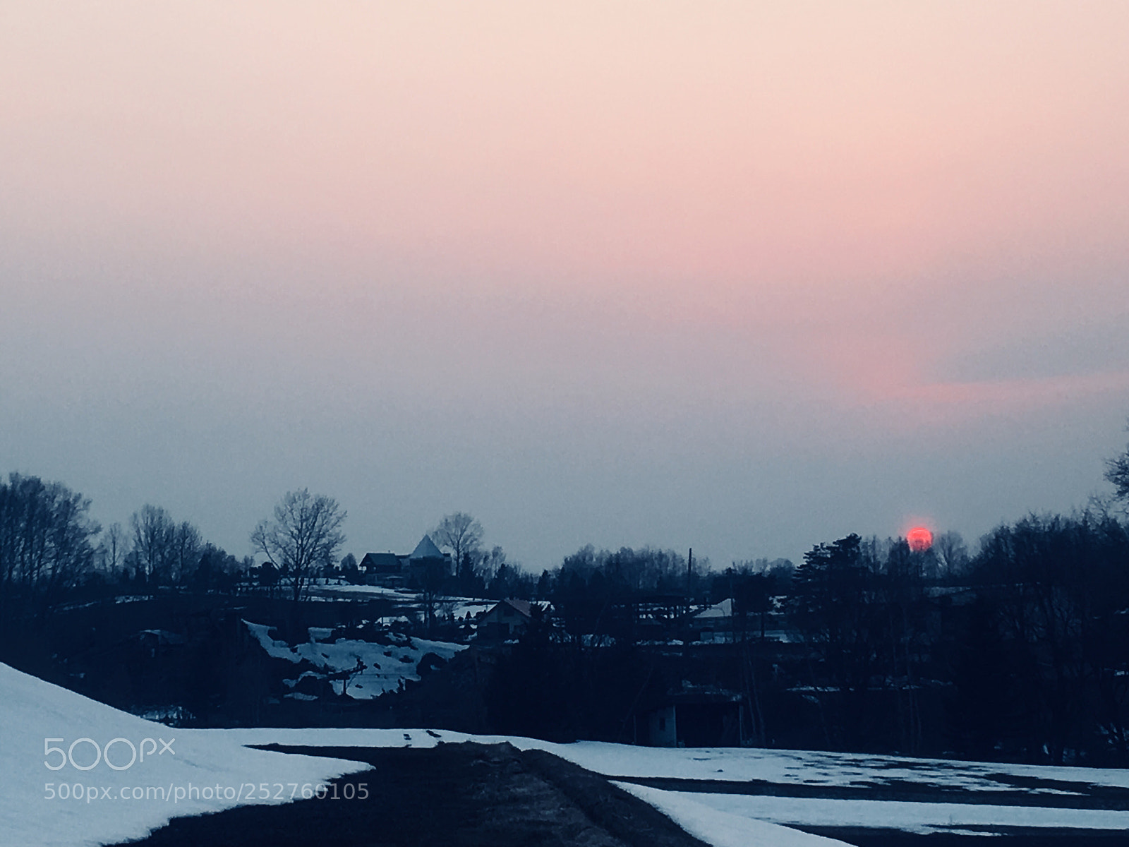 Apple iPhone 6s Plus sample photo. Sunset in biei hokkaido  photography