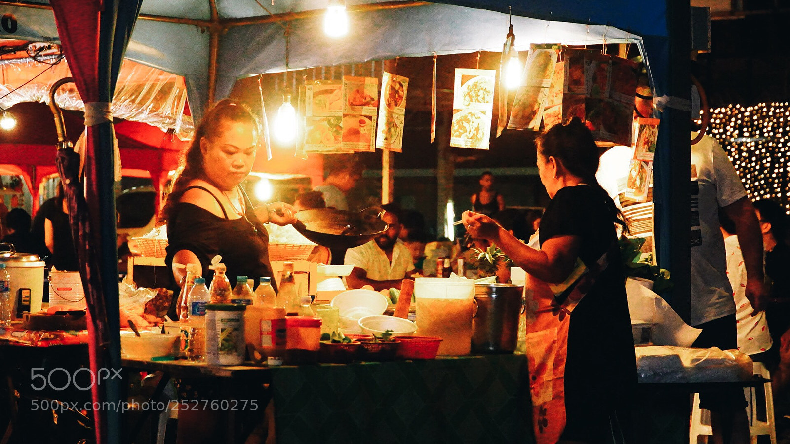 Sony a6000 sample photo. Bbq market in patong photography