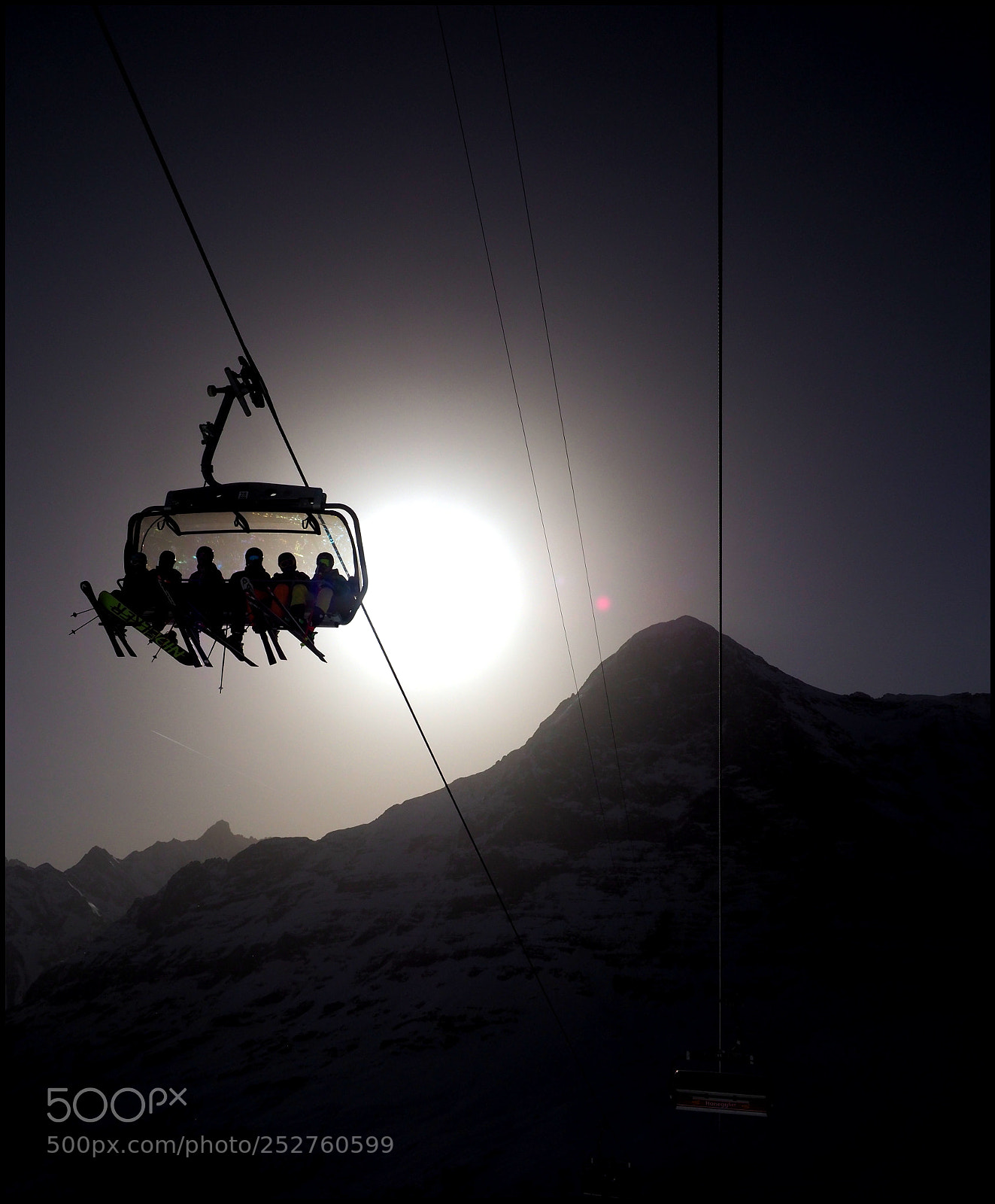 Olympus OM-D E-M1 Mark II sample photo. Eigernordwand und die sonne photography