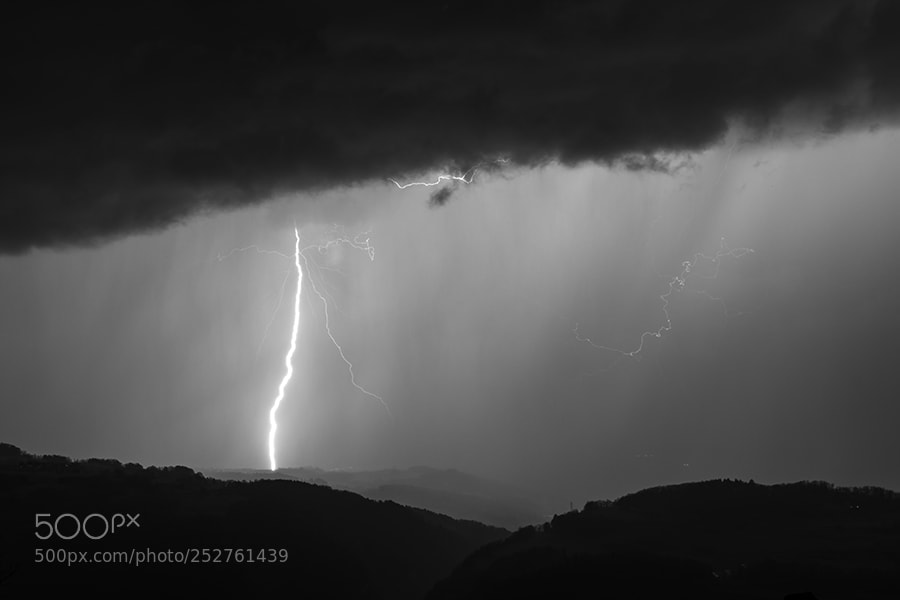 Nikon D7200 sample photo. Thunderstorm photography