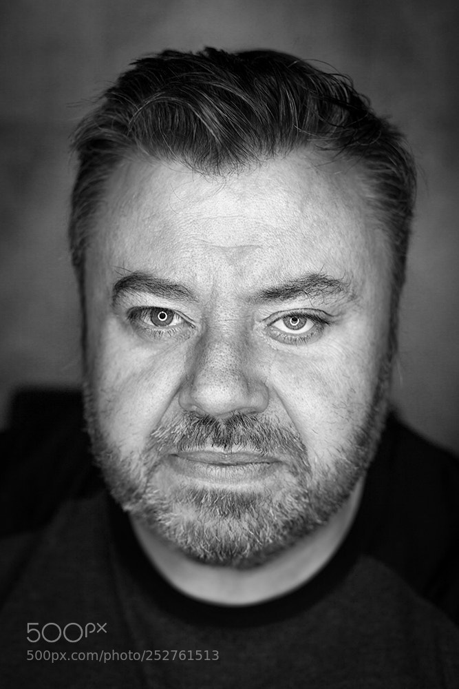 Canon EOS 5D Mark II sample photo. Self portrait mono photography