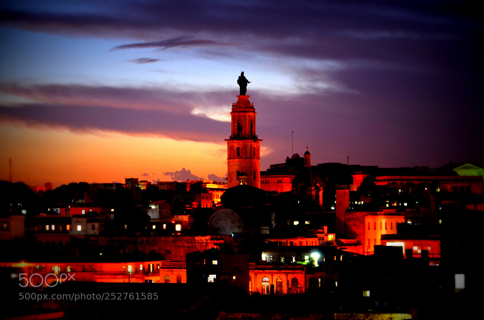 Nikon D7000 sample photo. Twilight over havana city photography