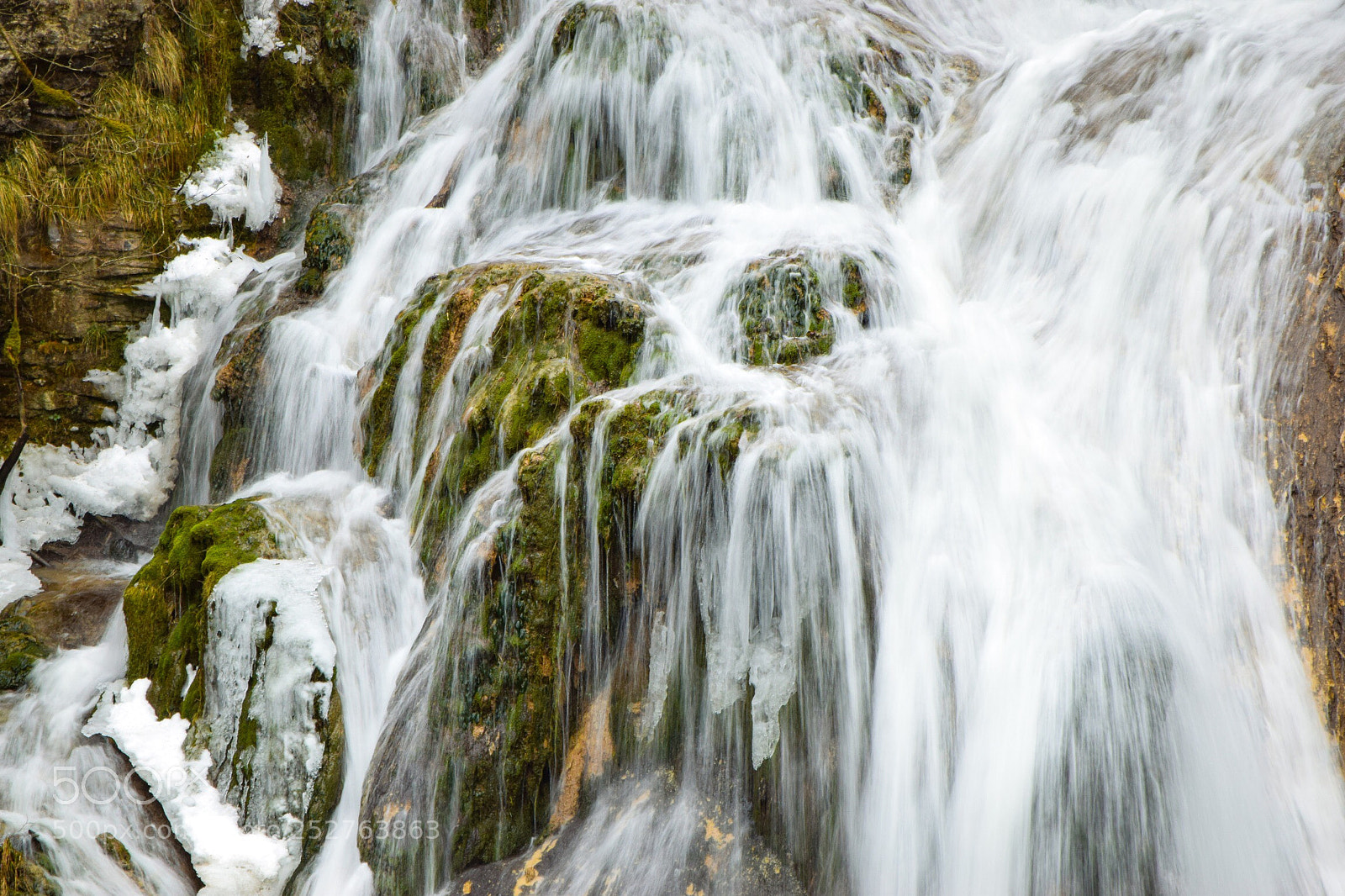 Nikon D5300 sample photo. Icy waterfall photography