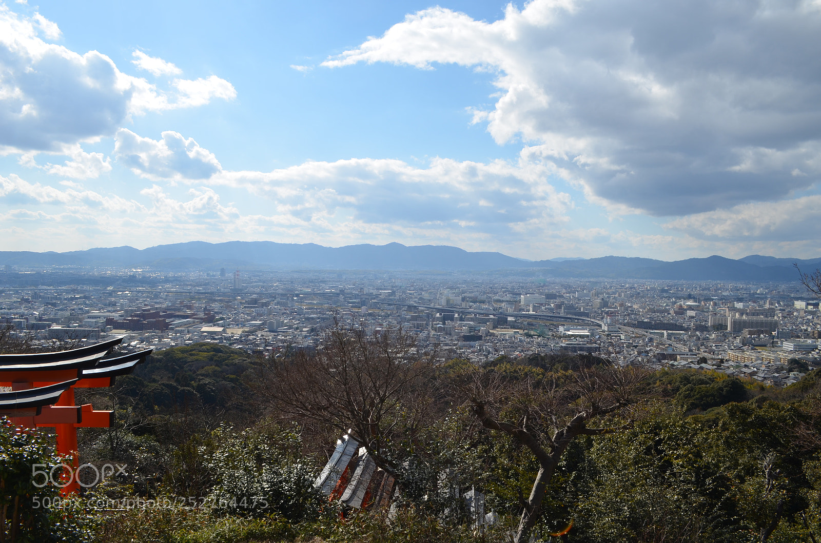 Nikon D5100 sample photo. Overlooking kyoto photography