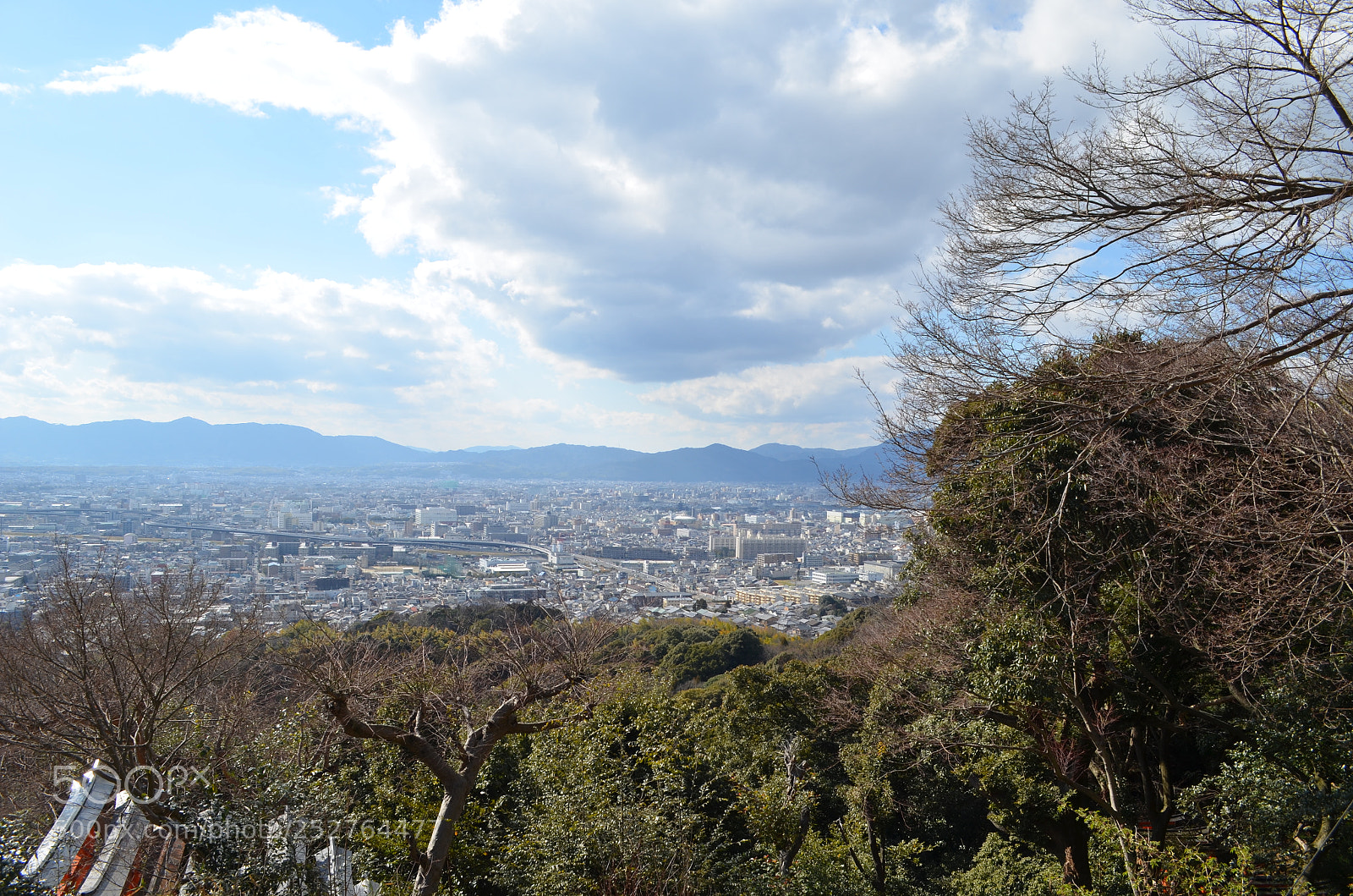 Nikon D5100 sample photo. Overlooking kyoto photography