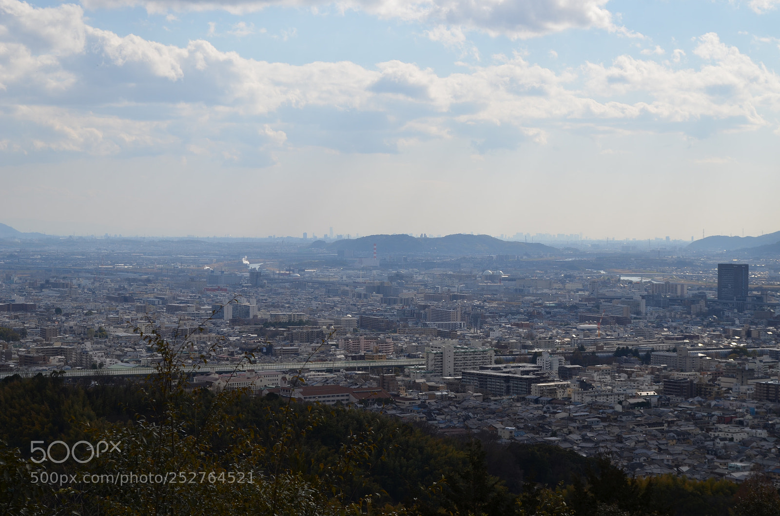 Nikon D5100 sample photo. Overlooking kyoto photography