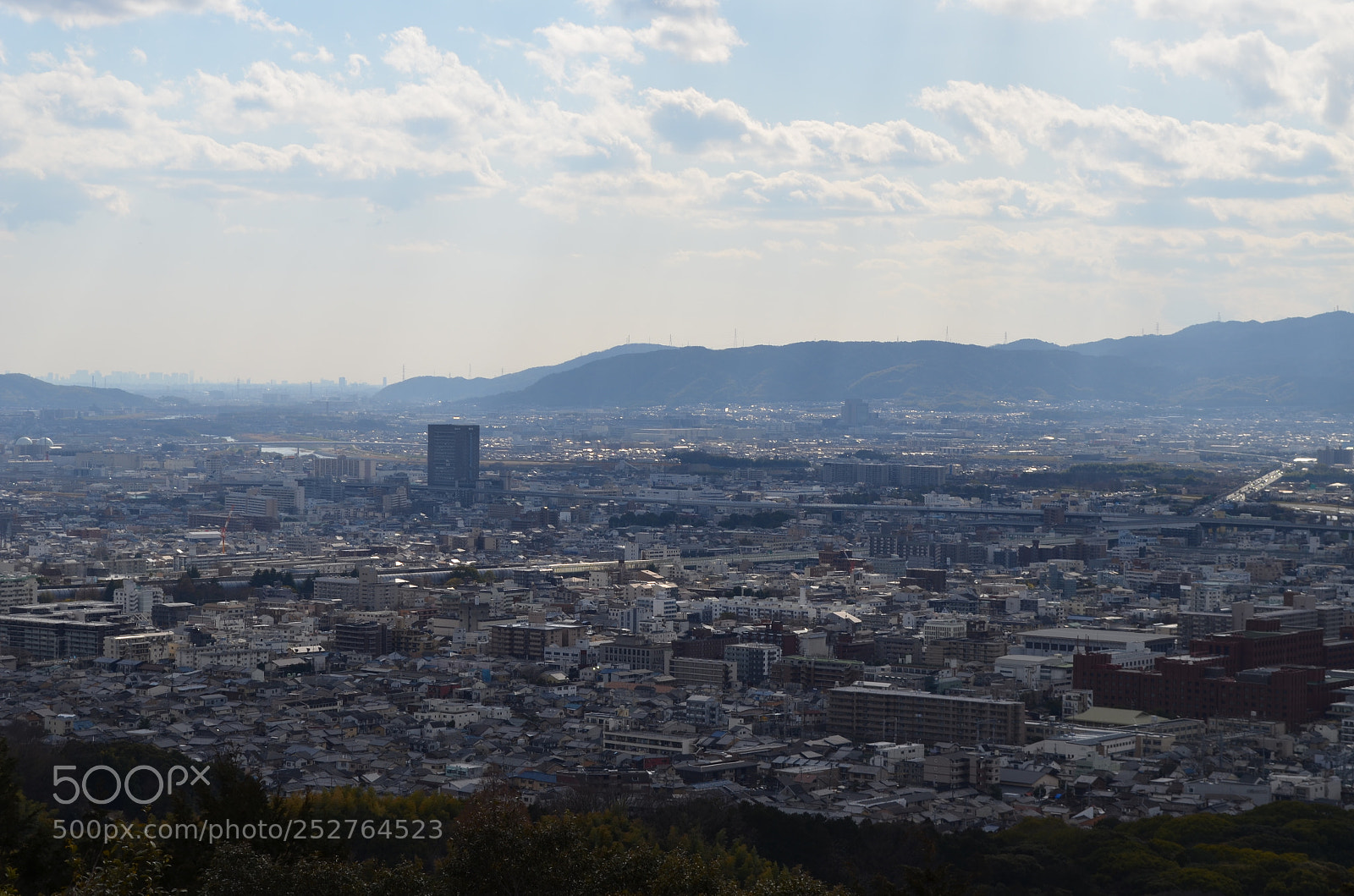 Nikon D5100 sample photo. Overlooking kyoto photography