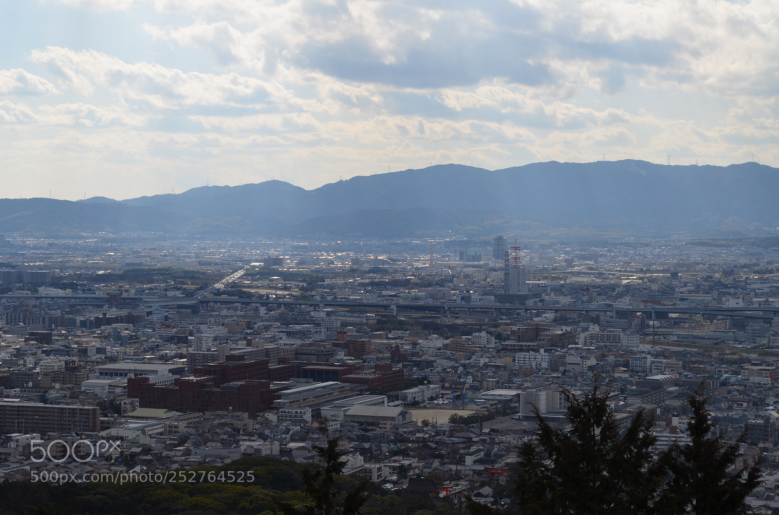 Nikon D5100 sample photo. Overlooking kyoto photography