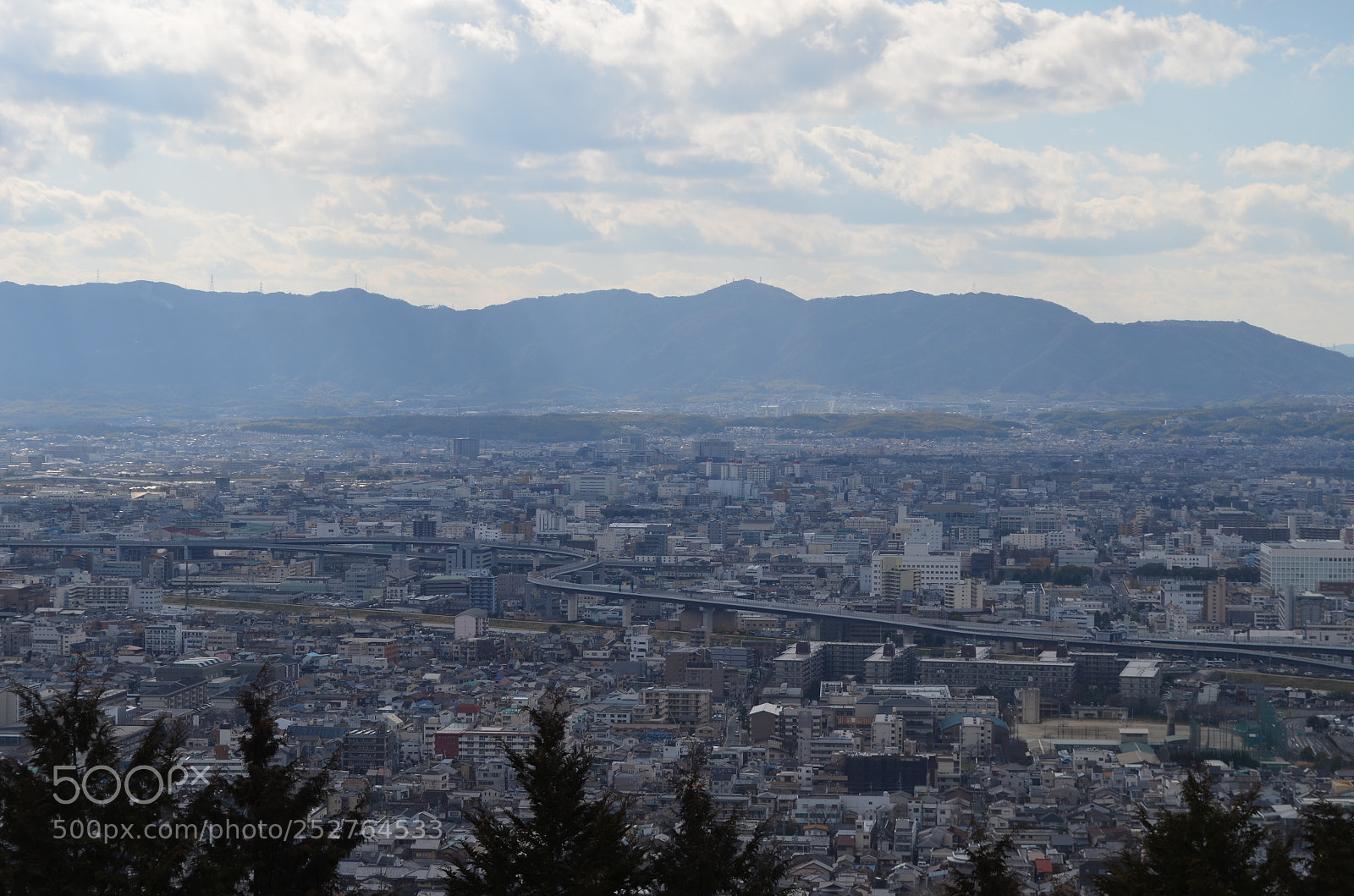 Nikon D5100 sample photo. Overlooking kyoto photography