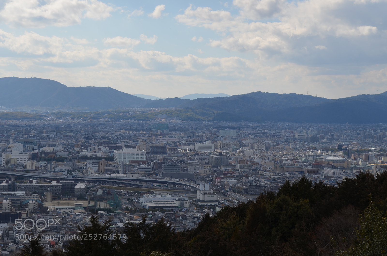 Nikon D5100 sample photo. Overlooking kyoto photography