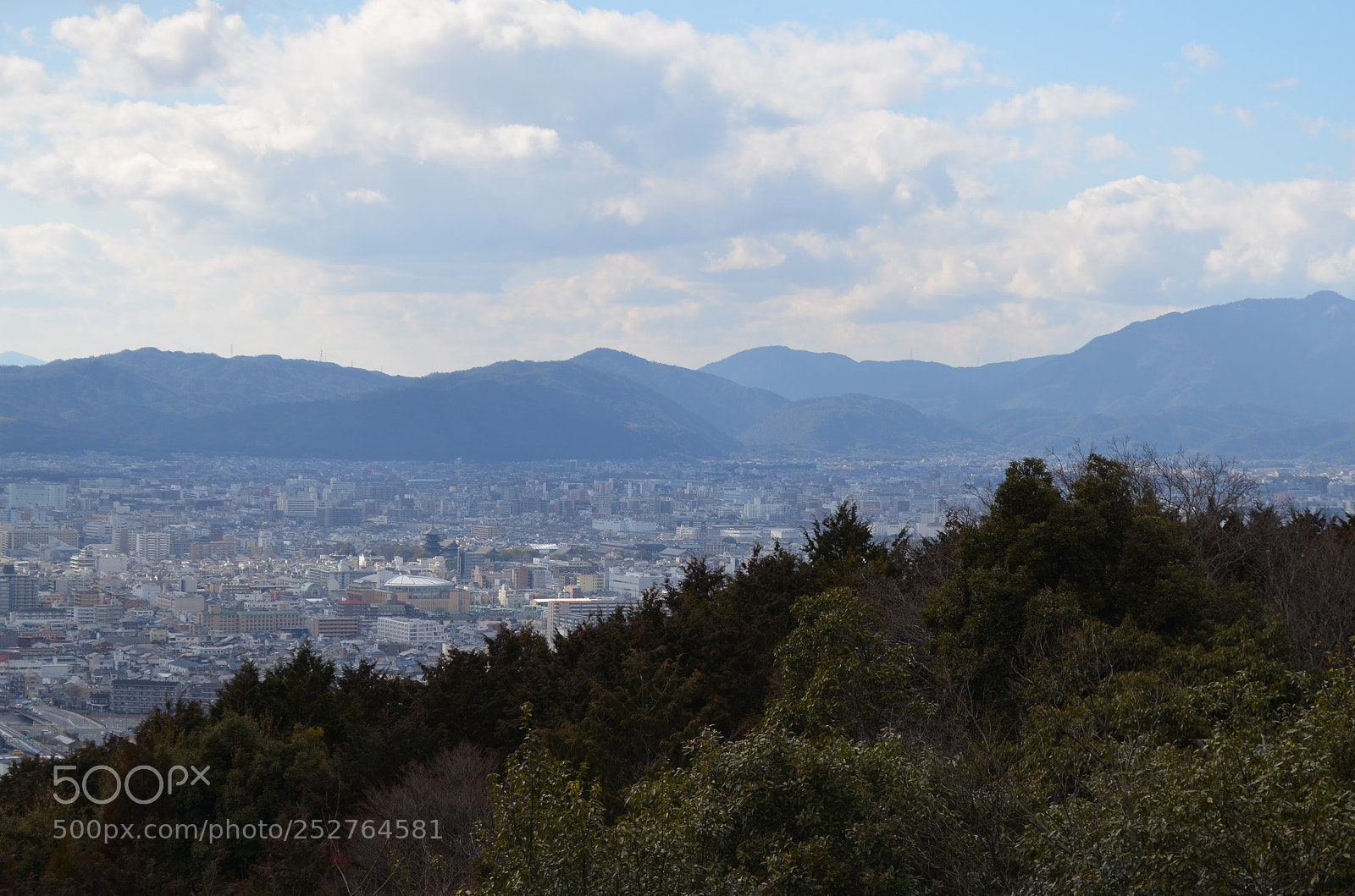Nikon D5100 sample photo. Overlooking kyoto photography