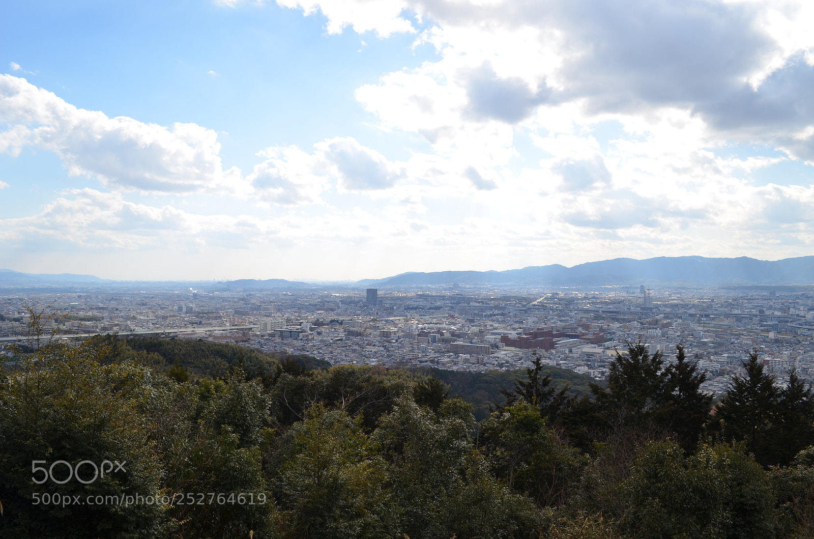 Nikon D5100 sample photo. Overlooking kyoto photography