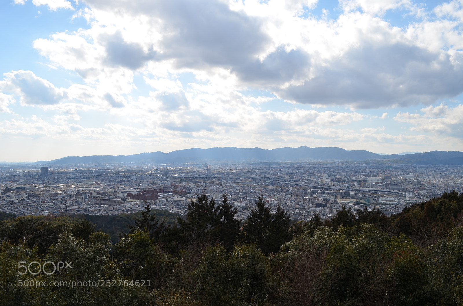 Nikon D5100 sample photo. Overlooking kyoto photography