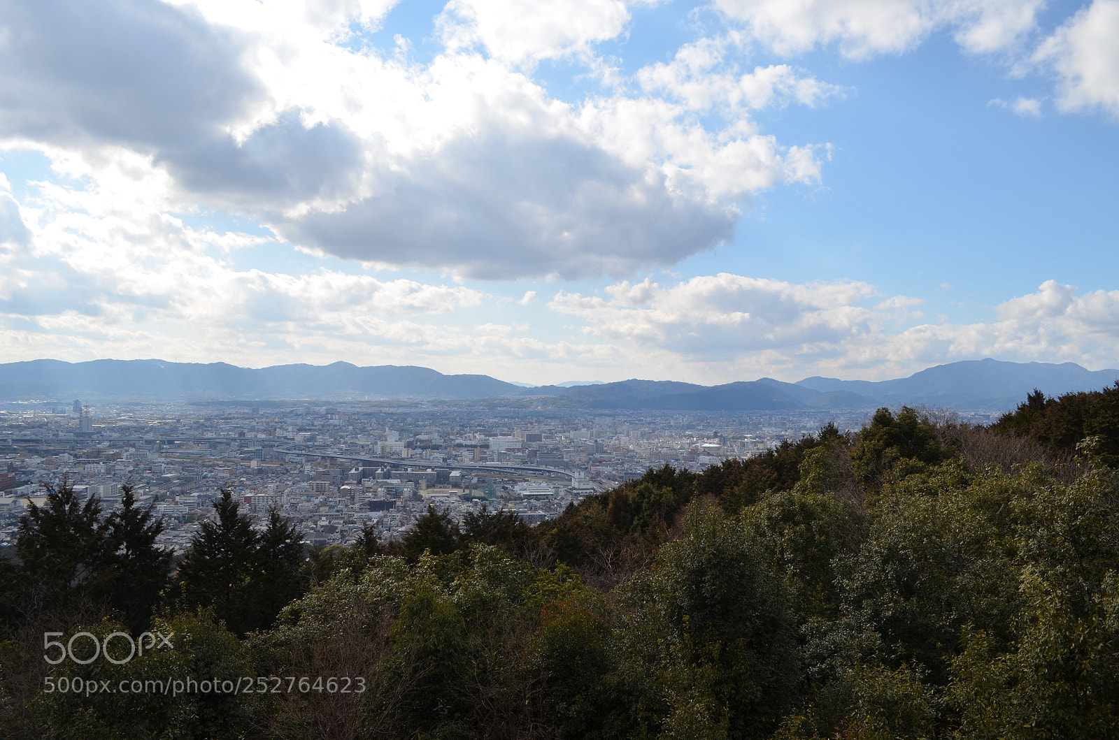 Nikon D5100 sample photo. Overlooking kyoto photography