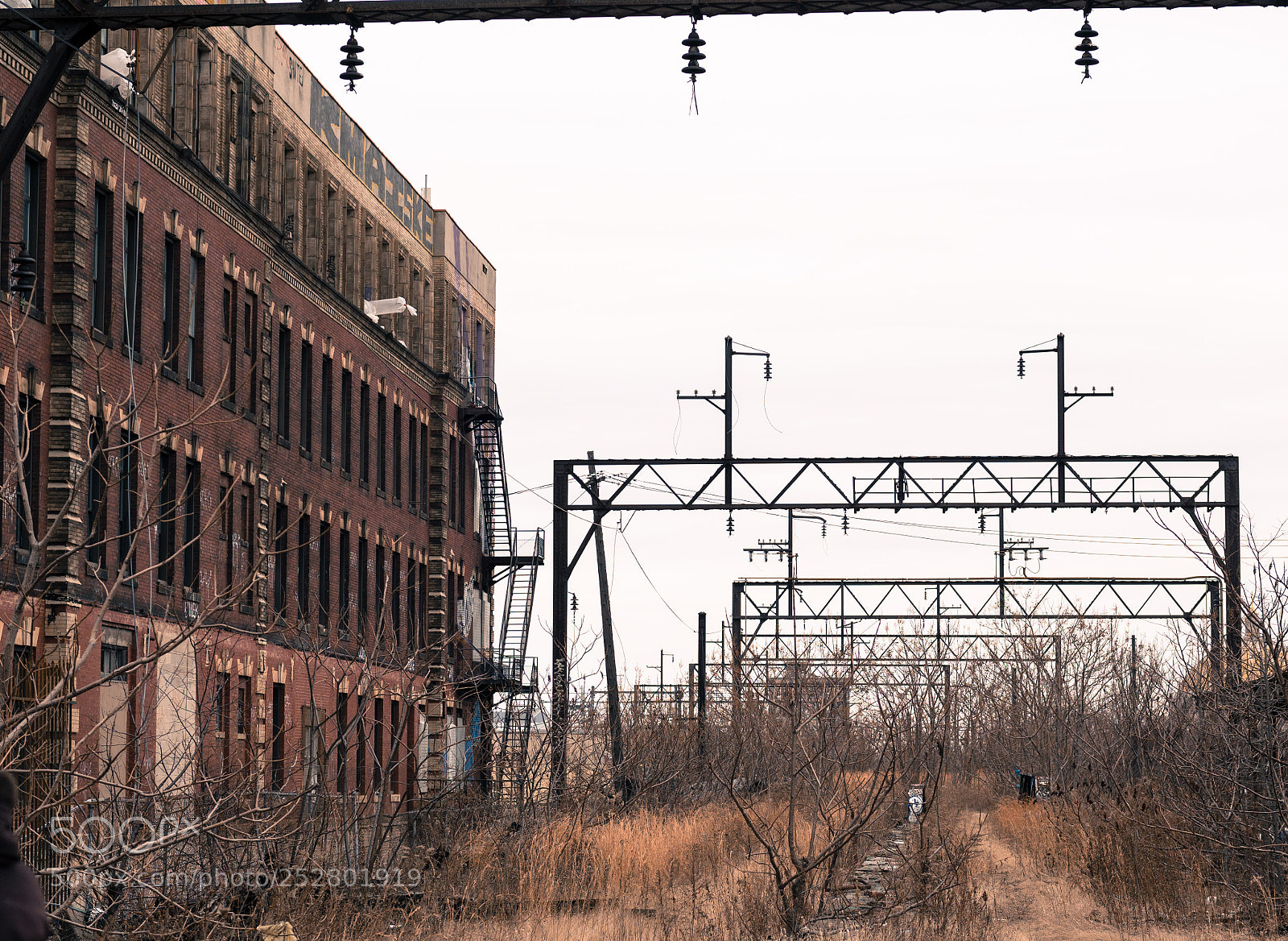 Panasonic Lumix DMC-G85 (Lumix DMC-G80) sample photo. Abandoned philadelphia railway photography
