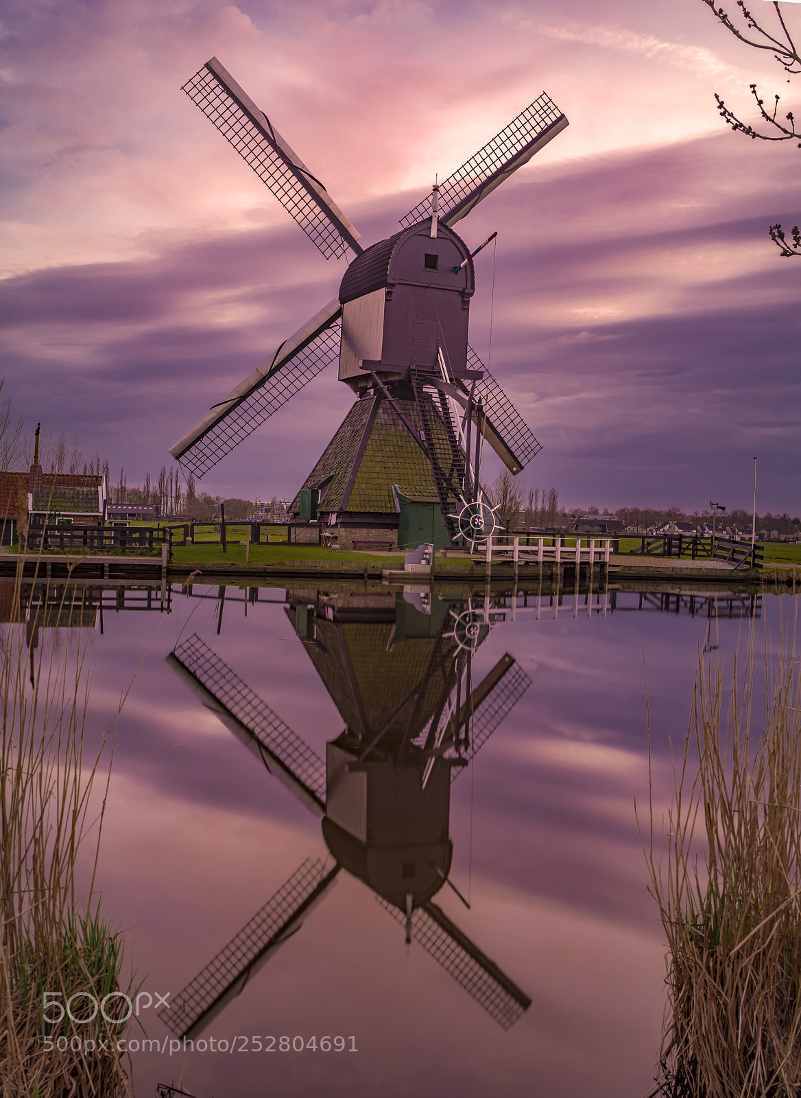 Nikon D610 sample photo. Kinderdijk windmill photography