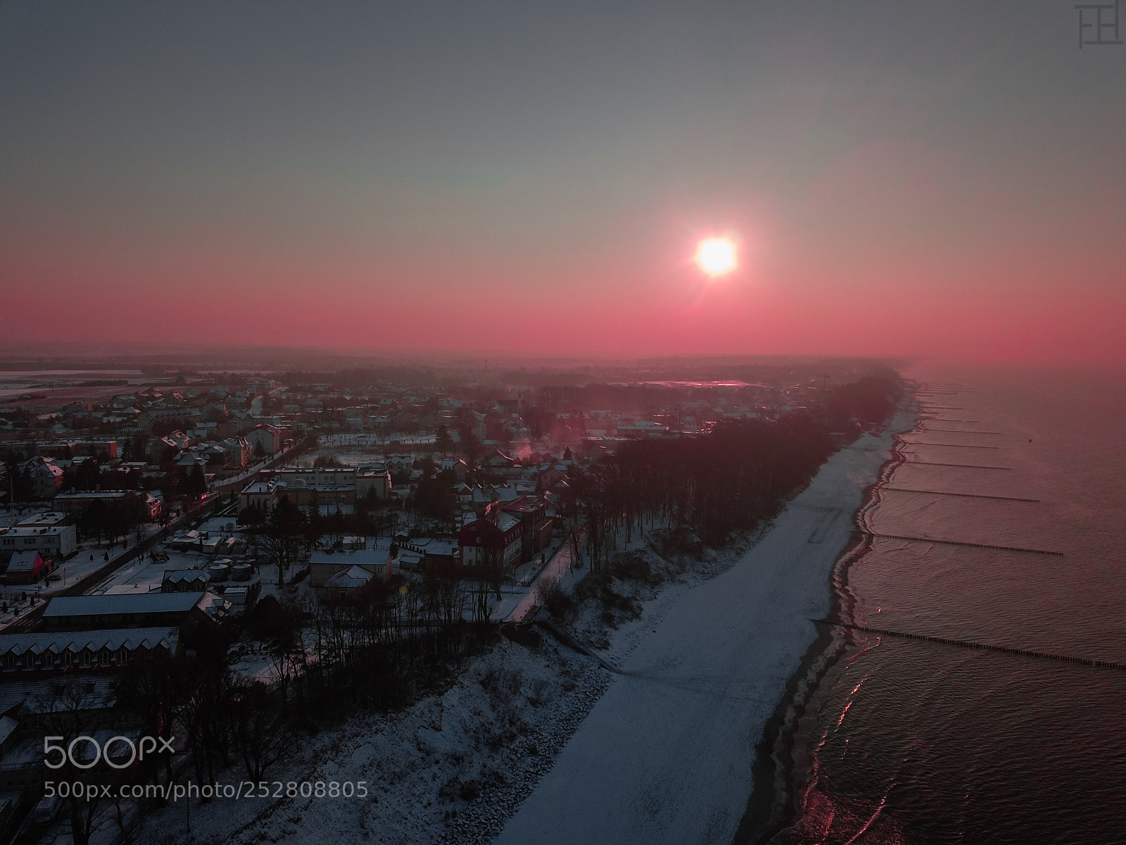 DJI FC220 sample photo. Special sunset photography