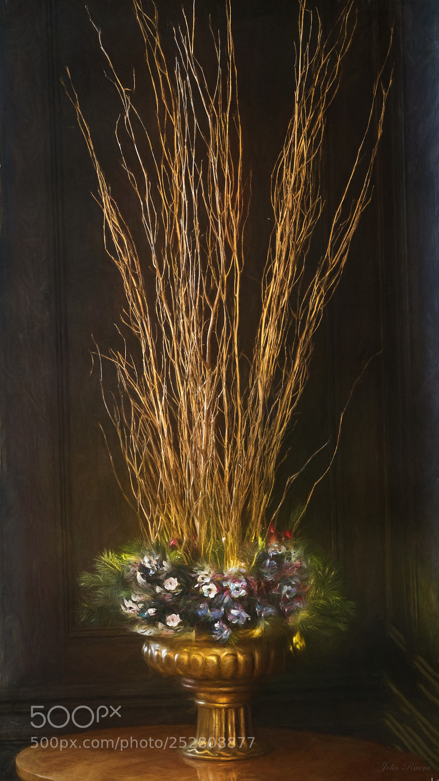 Sony a6300 sample photo. Corner floral arrangement photography