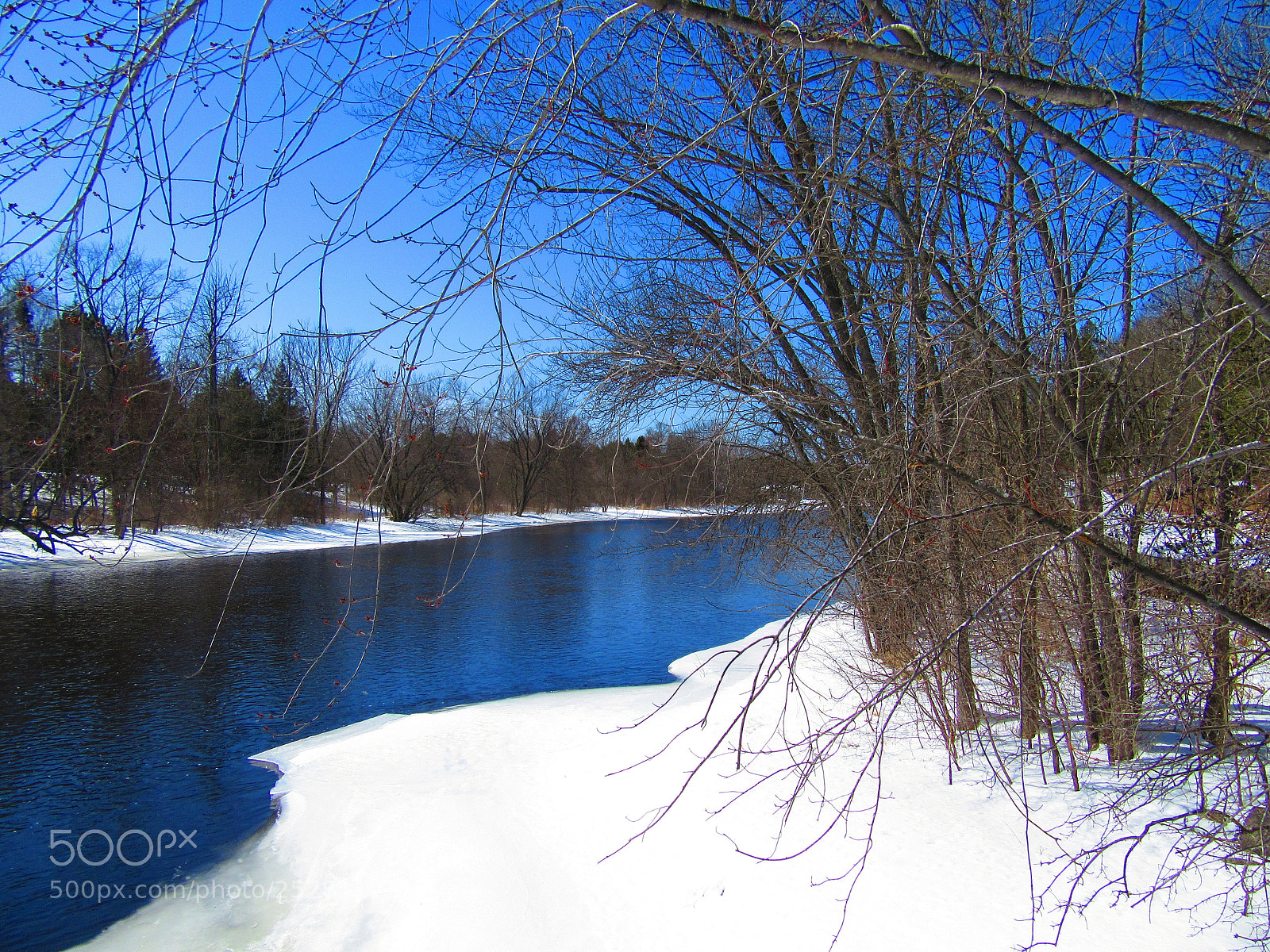 Canon PowerShot SX610 HS sample photo. Blue river photography