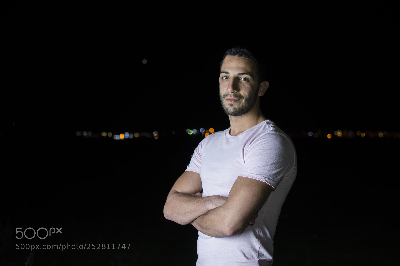 Nikon D7200 sample photo. Night portrait photography